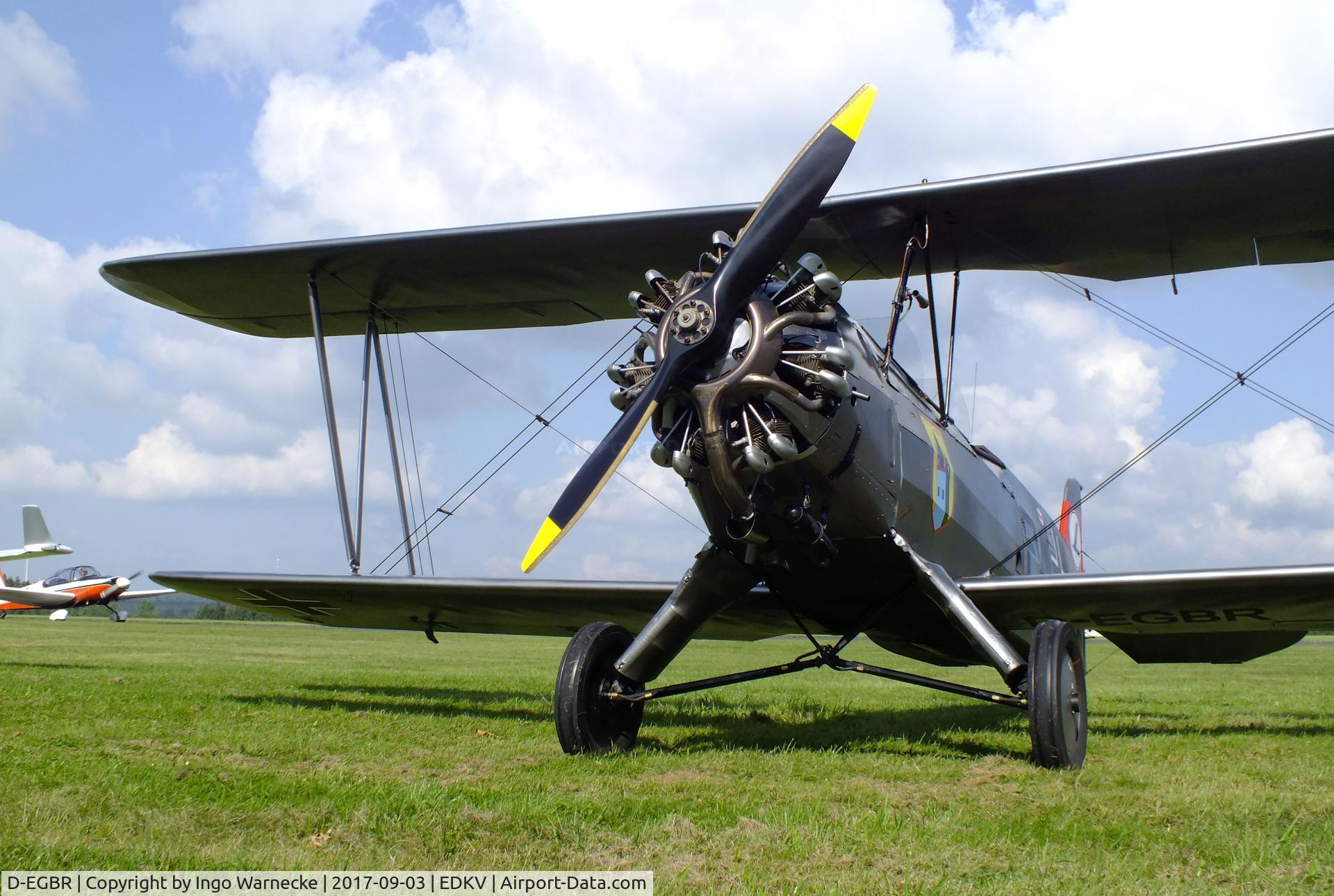 D-EGBR, 1940 Focke-Wulf Fw 44J Stieglitz C/N 2906, Focke-Wulf Fw 44J Stieglitz at the Dahlemer Binz 60th jubilee airfield display