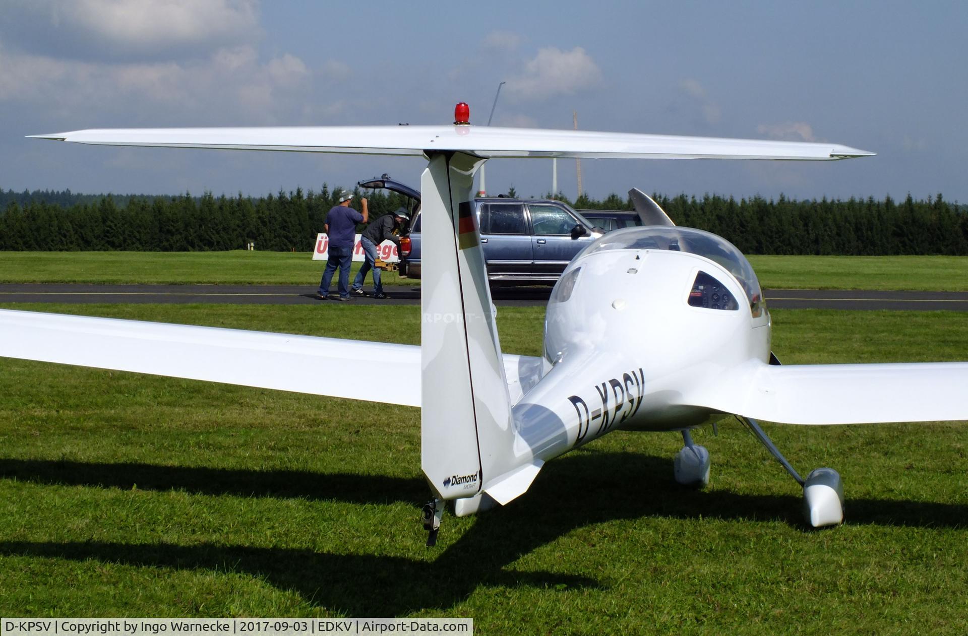 D-KPSV, Diamond HK-36TTC Super Dimona C/N 36820, Diamond HK-36 TTC Super Dimona at the Dahlemer Binz 60th jubilee airfield display