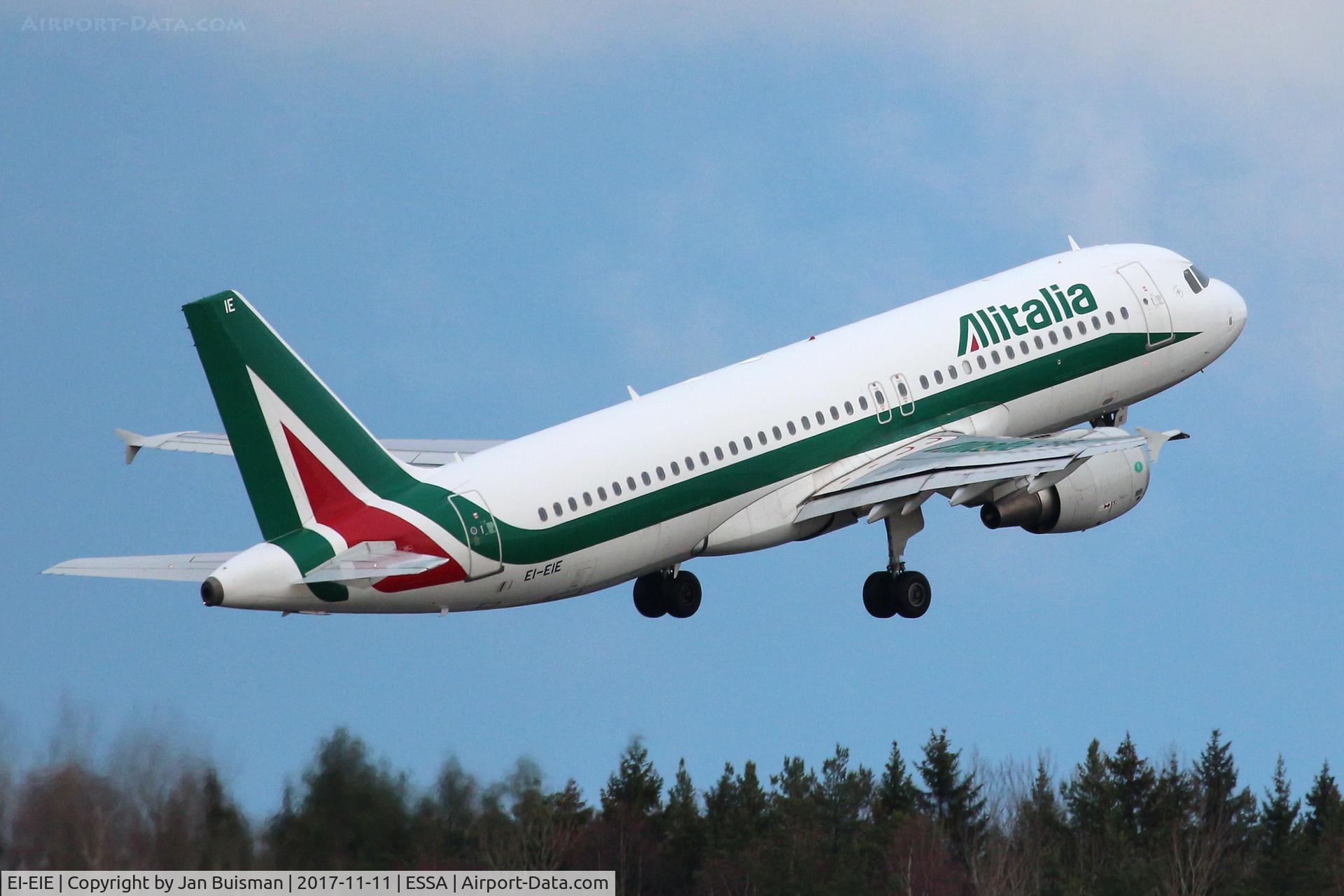 EI-EIE, 2010 Airbus A320-216 C/N 4536, Alitalia