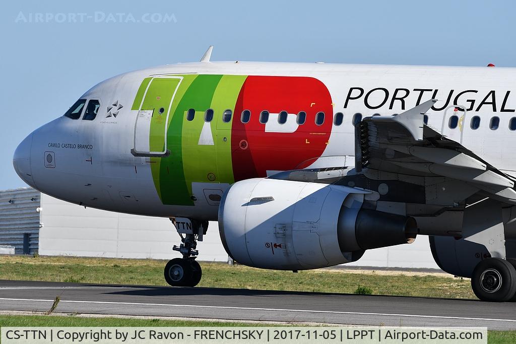 CS-TTN, 1999 Airbus A319-111 C/N 1120, TAP Air Portugal TP576 departure to 	Frankfurt (FRA)