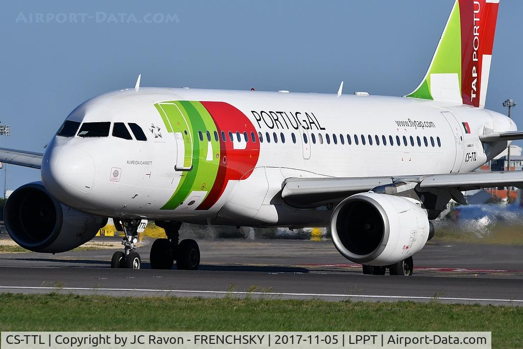 CS-TTL, 1999 Airbus A319-111 C/N 1100, TAP Air Portugal 948 departure to Geneva