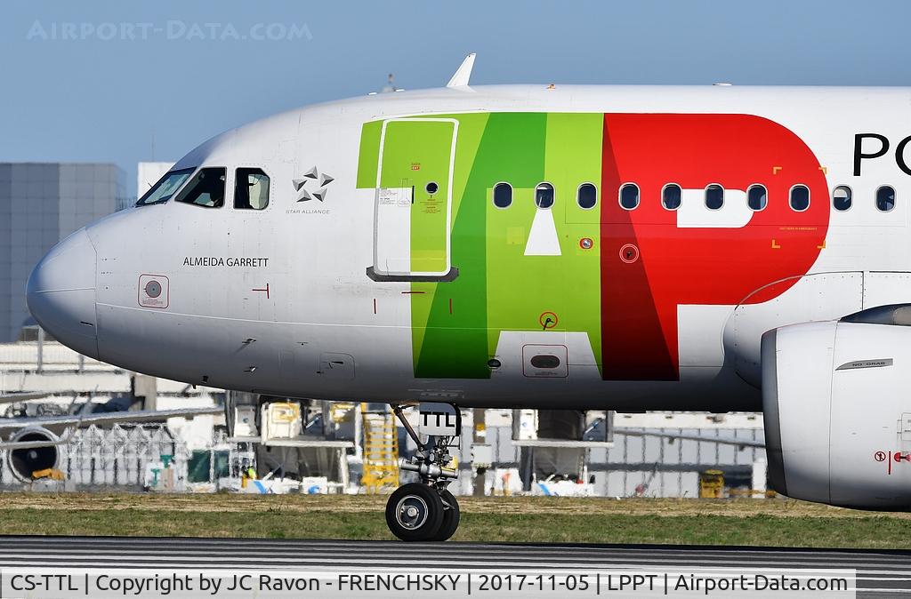 CS-TTL, 1999 Airbus A319-111 C/N 1100, TAP Air Portugal 948 departure to Geneva