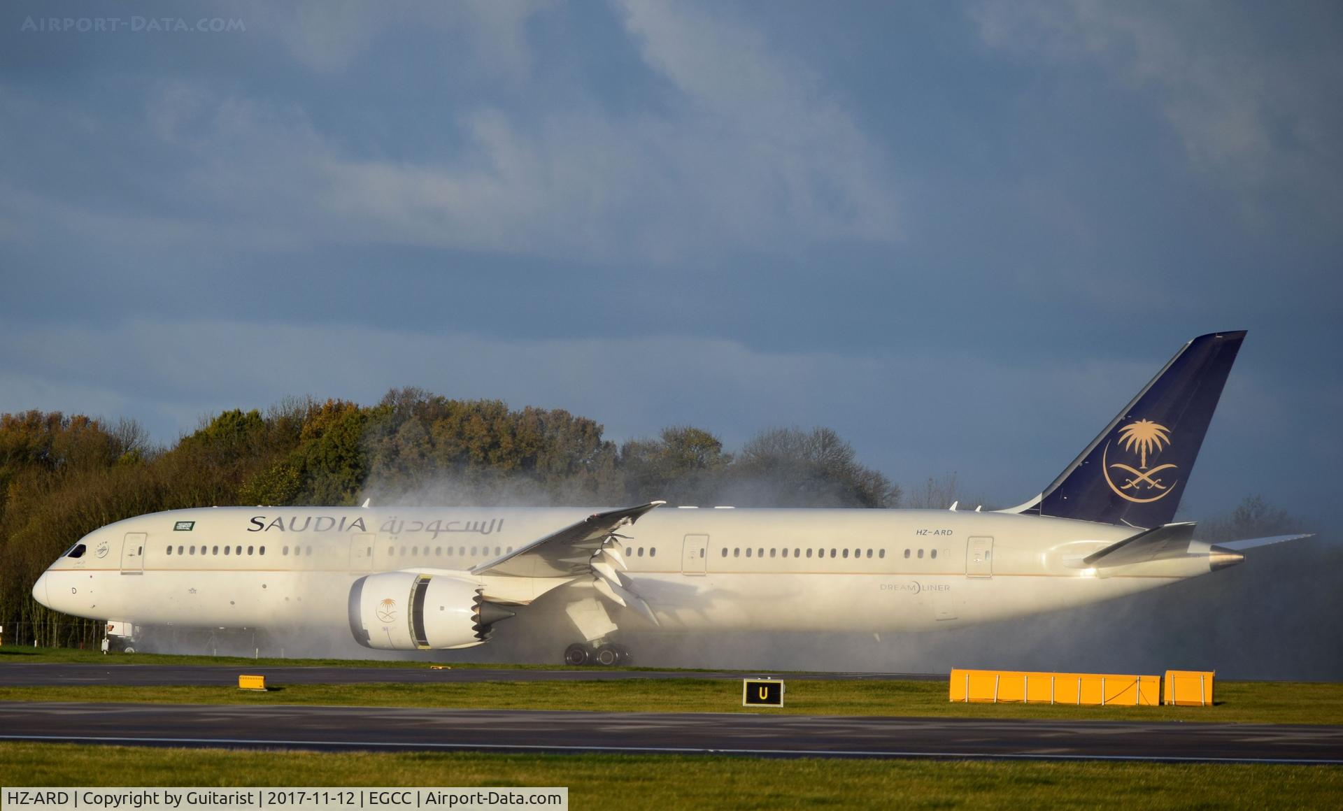 HZ-ARD, 2016 Boeing 787-9 Dreamliner C/N 41547, At Manchester