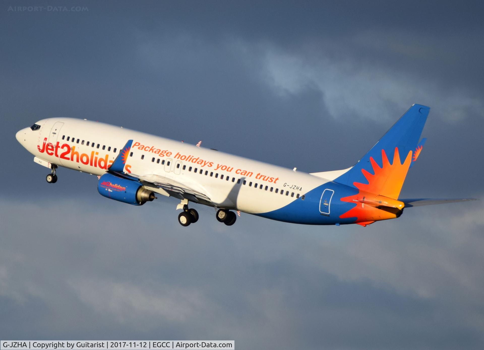 G-JZHA, 2001 Boeing 737-8K5 C/N 30417, At Manchester