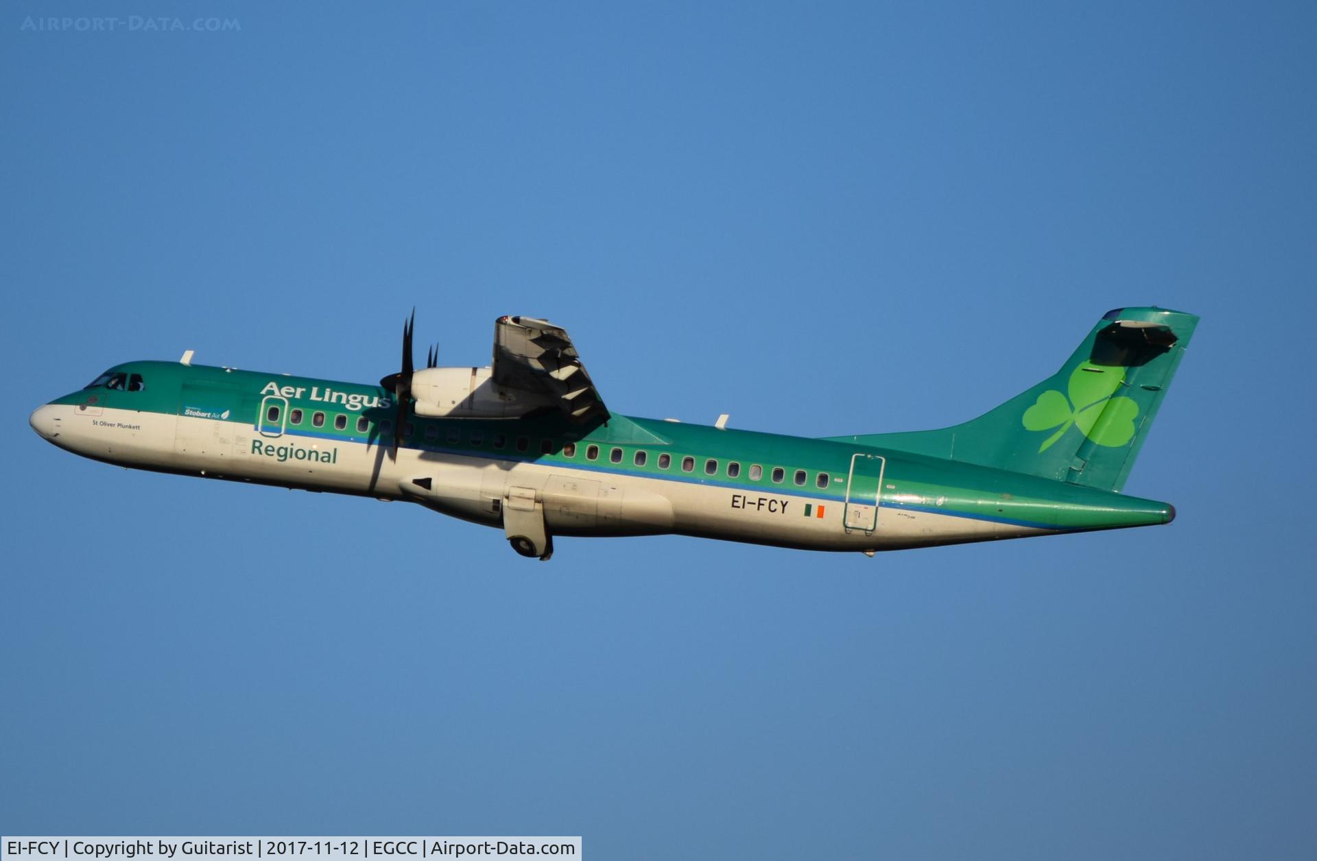 EI-FCY, 2014 ATR 72-600 (72-212A) C/N 1139, At Manchester