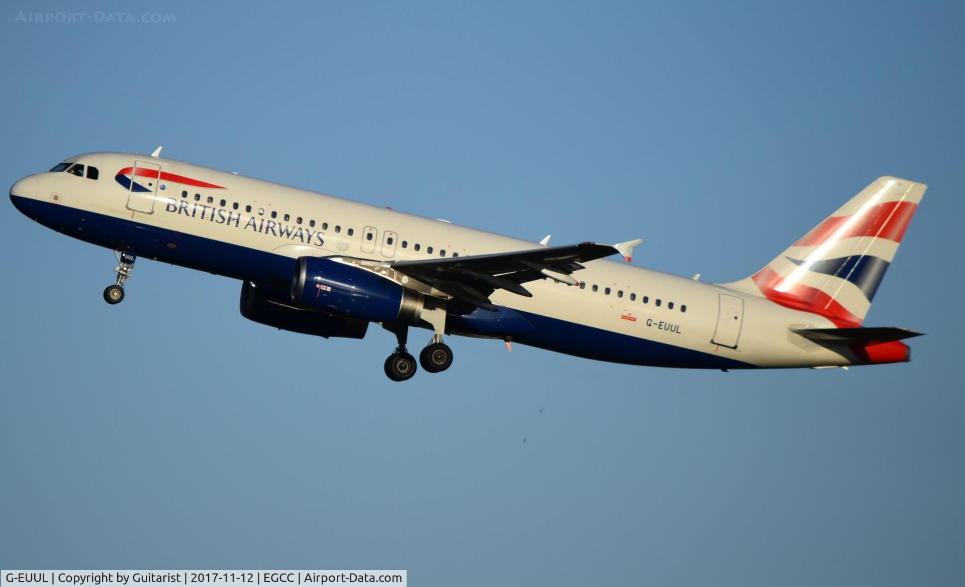 G-EUUL, 2002 Airbus A320-232 C/N 1708, At Manchester