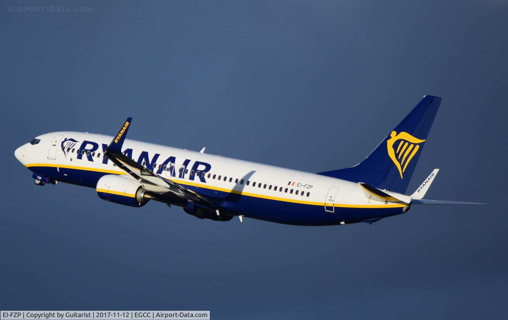 EI-FZP, 2017 Boeing 737-8AS C/N 44790, At Manchester