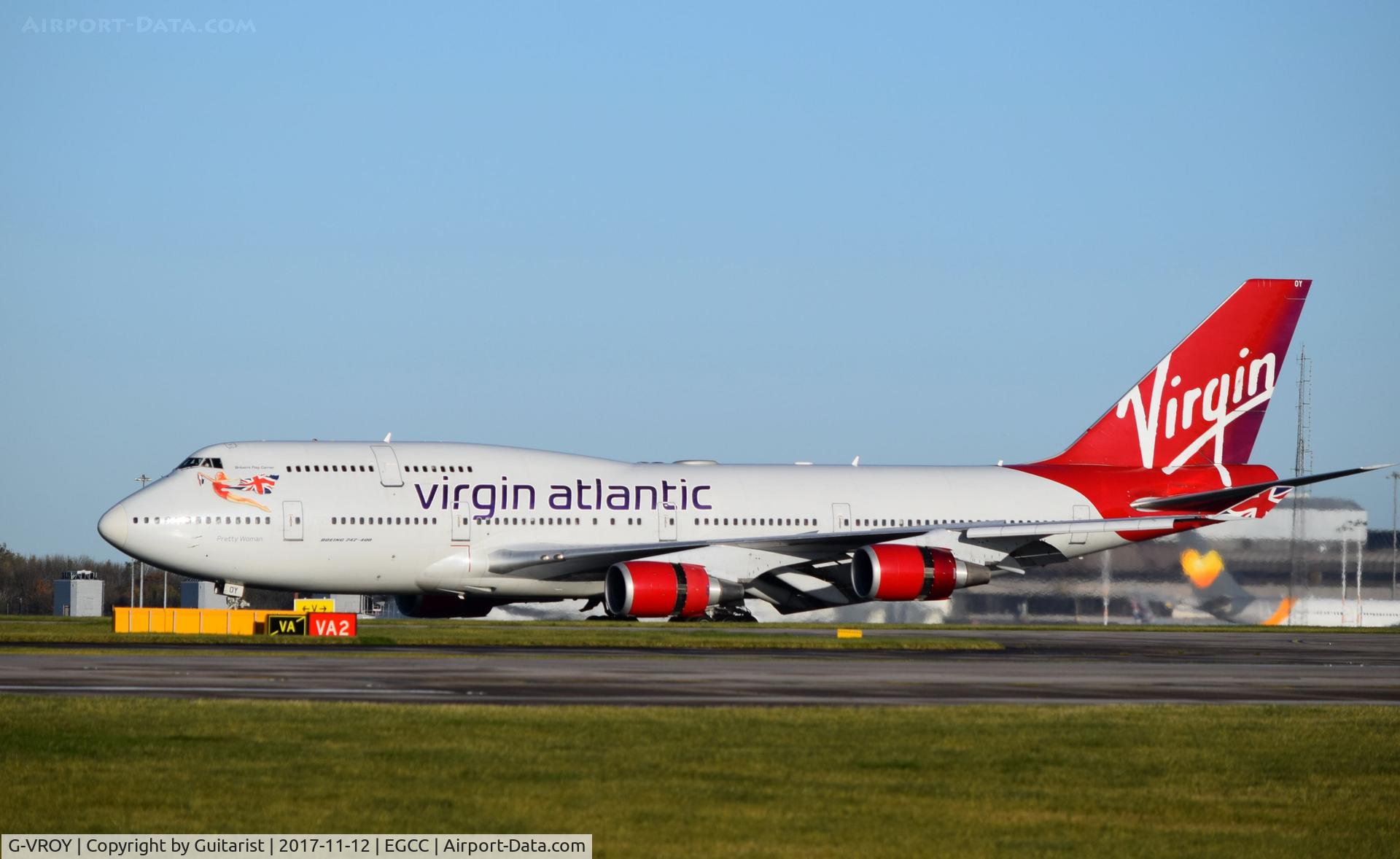 G-VROY, 2001 Boeing 747-443 C/N 32340, At Manchester