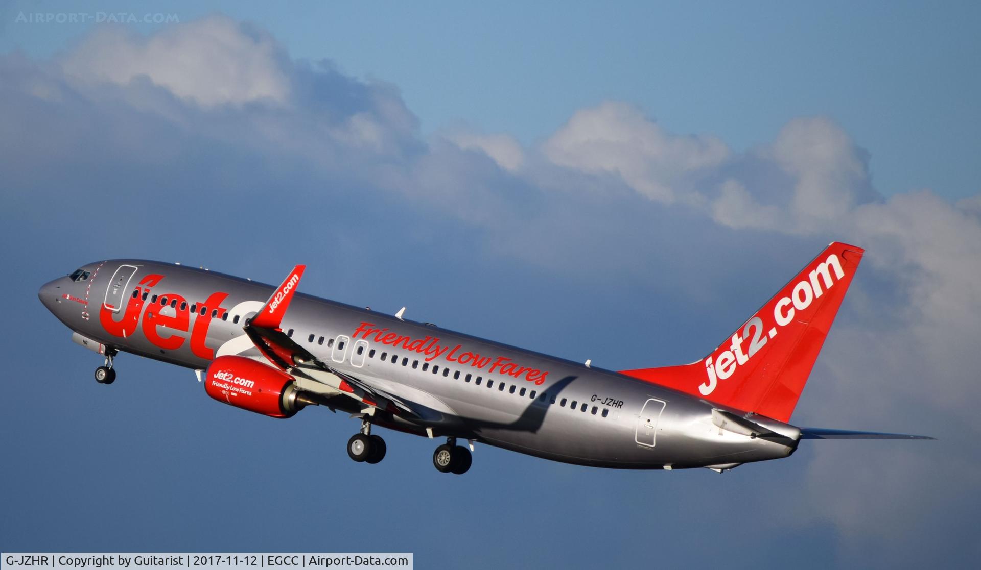 G-JZHR, 2016 Boeing 737-8MG C/N 63148, At Manchester