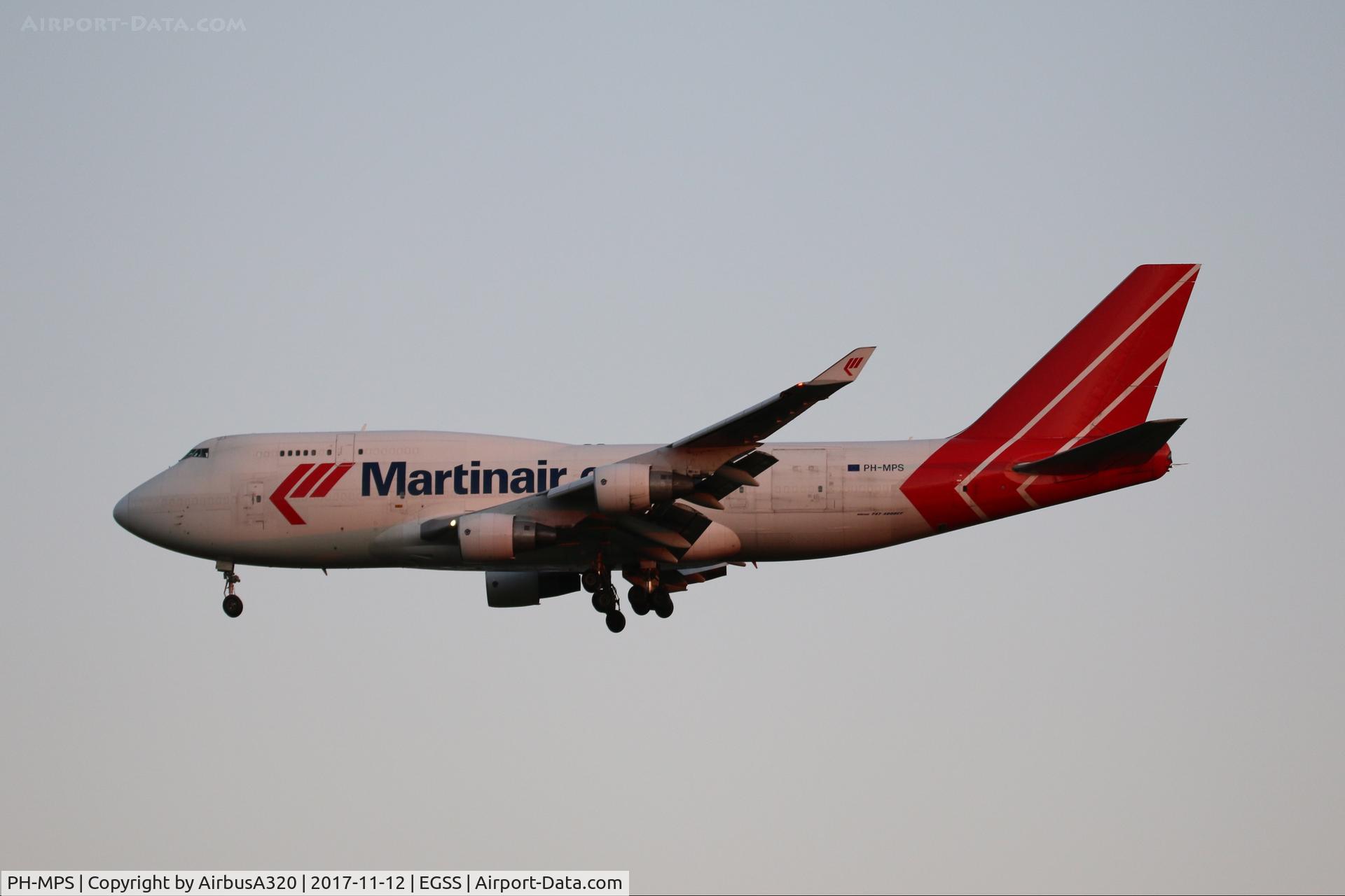 PH-MPS, 1990 Boeing 747-412 C/N 24066, Coming into land from Miami