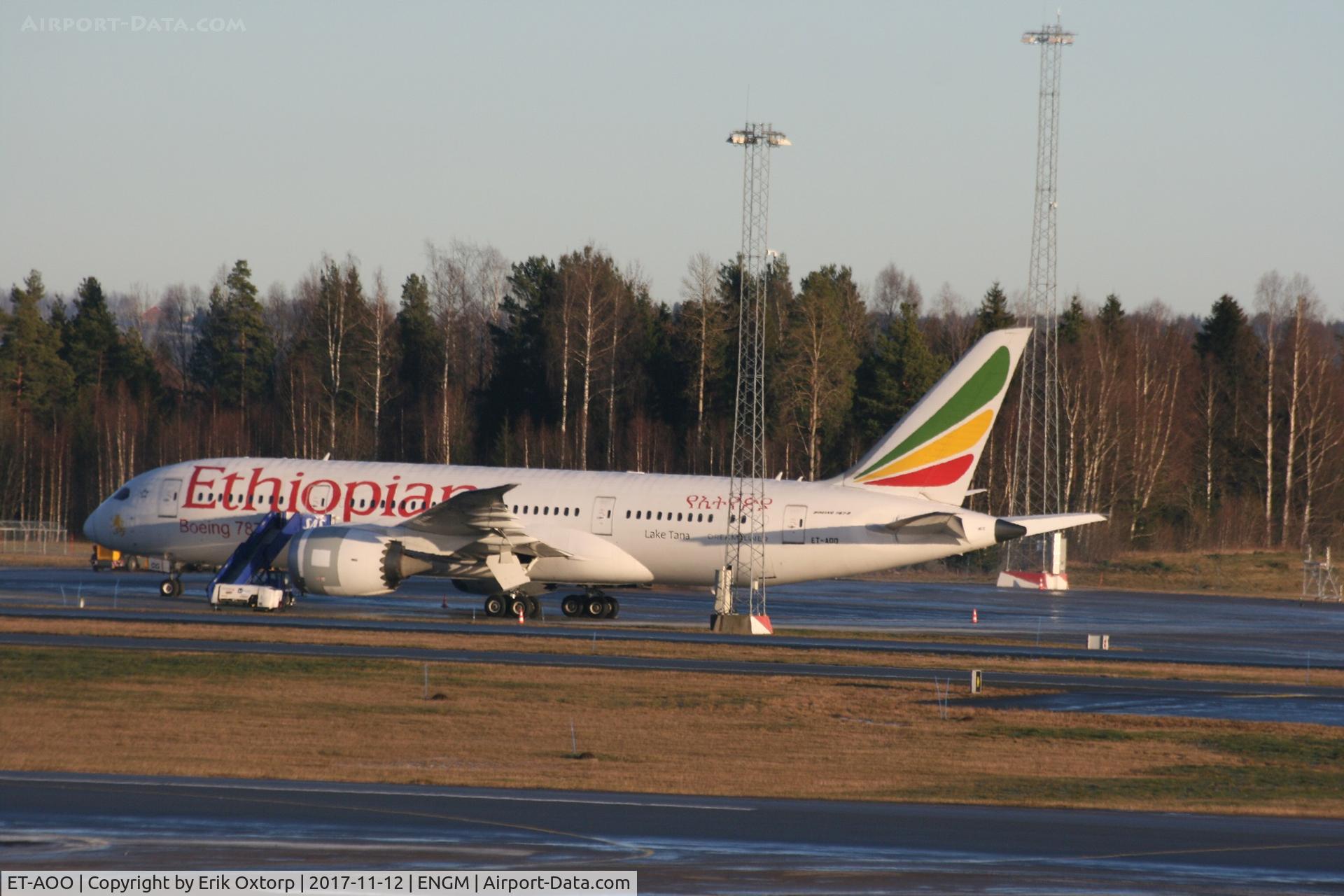 ET-AOO, 2012 Boeing 787-8 Dreamliner C/N 34743, ET-AOO in OSL