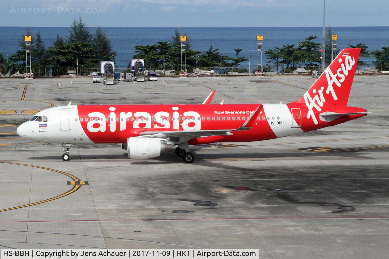 HS-BBH, 2013 Airbus A320-216 C/N 5839, Taxing to Gate after flight from DMK