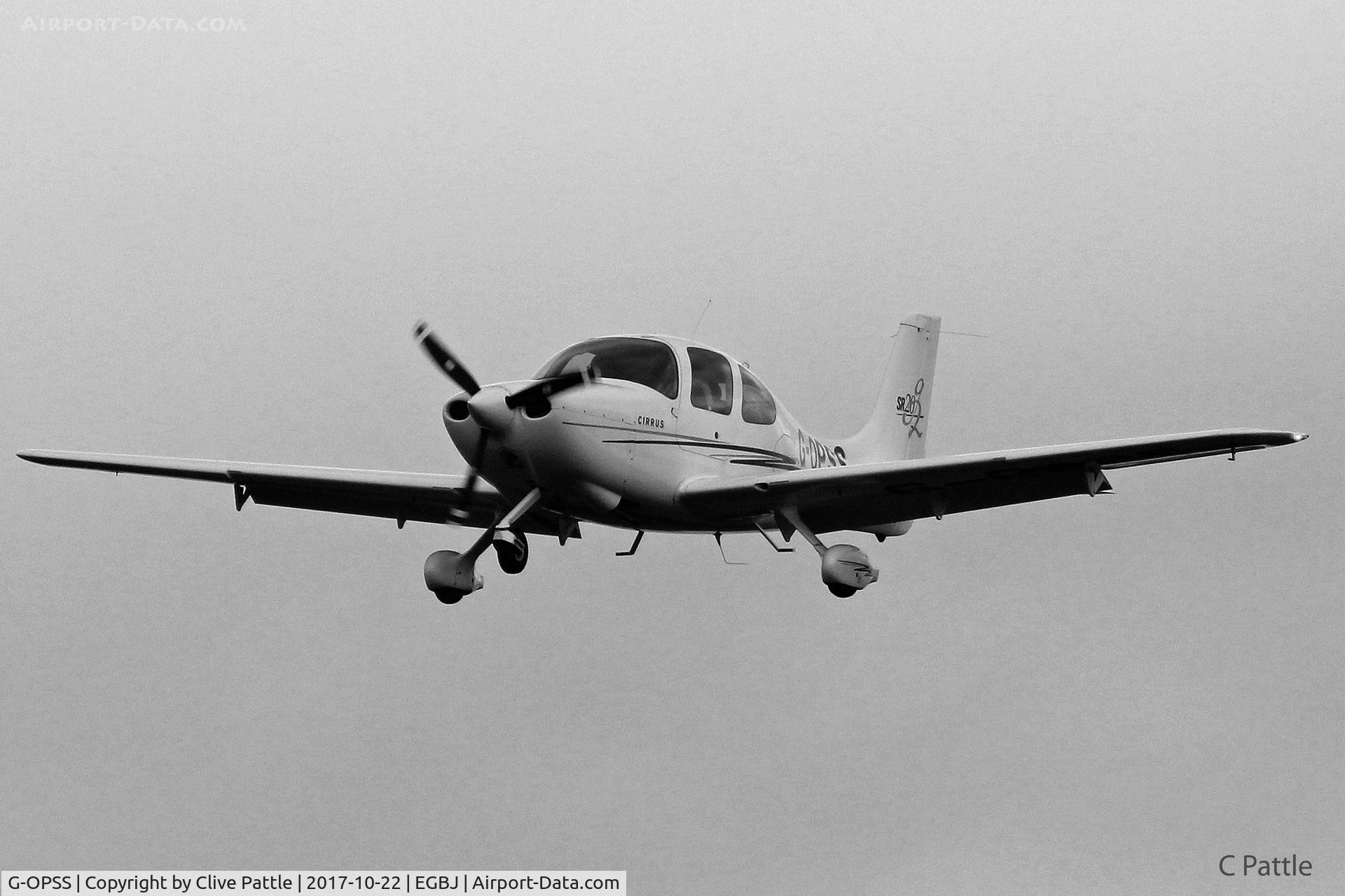 G-OPSS, 2004 Cirrus SR20 G2 C/N 1458, On finals to EGBJ