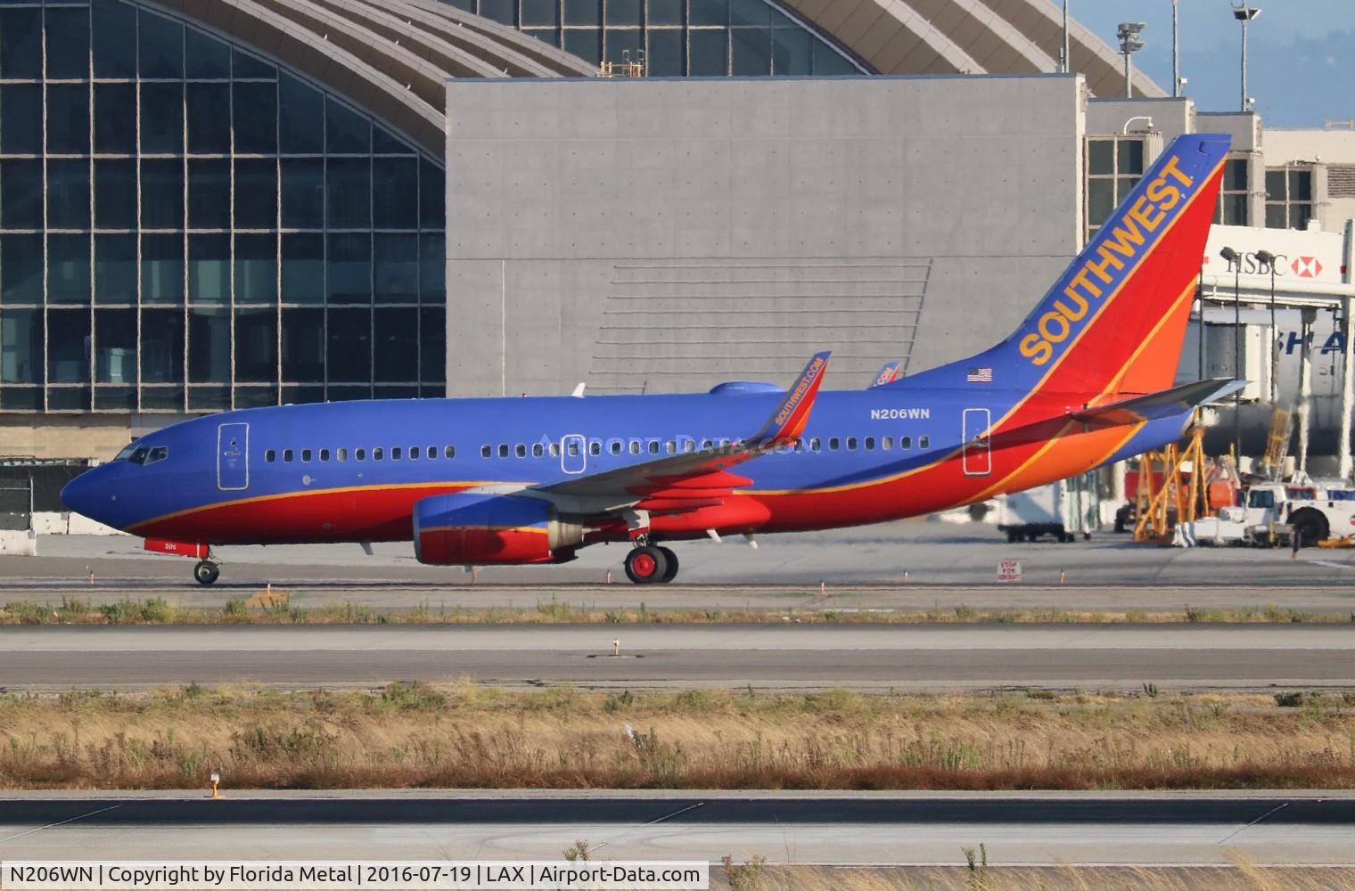 N206WN, 2005 Boeing 737-7H4 C/N 34011, Southwest