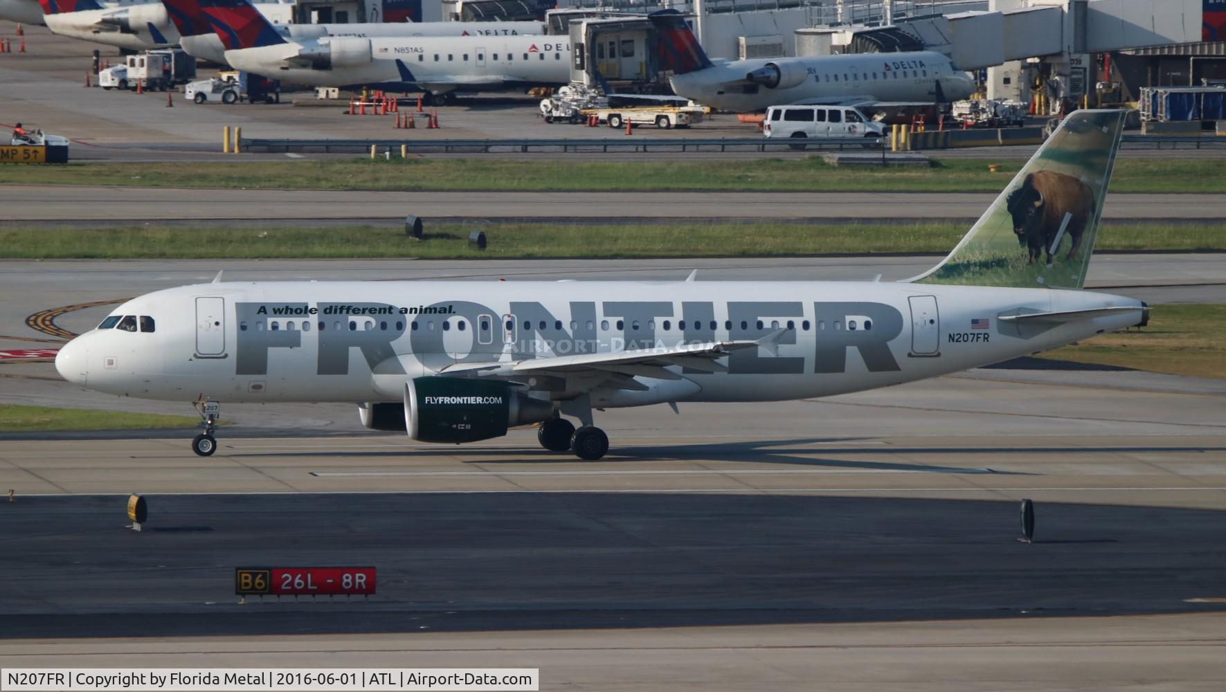 N207FR, 2010 Airbus A320-214 C/N 4307, Frontier