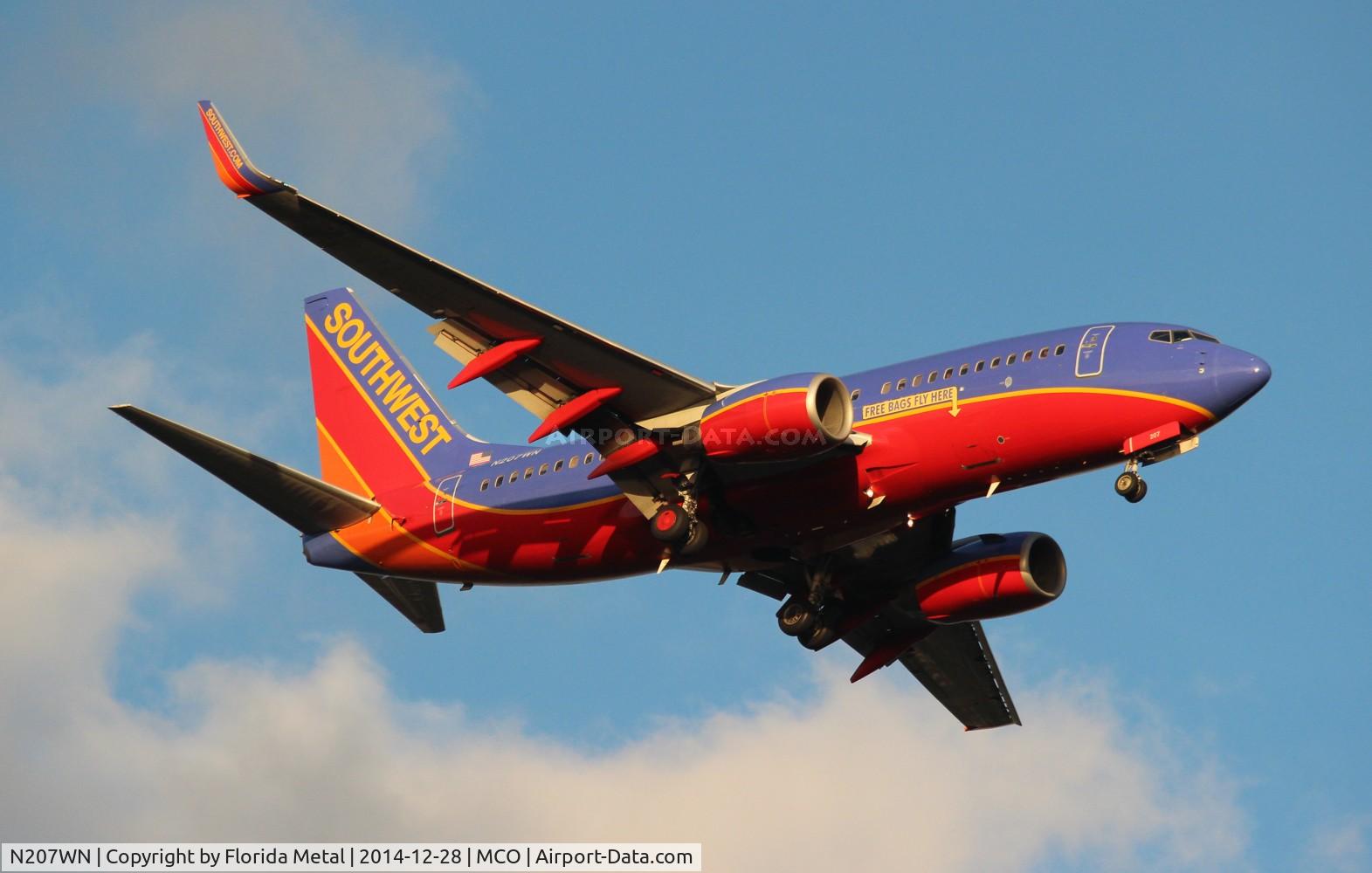 N207WN, 2005 Boeing 737-7H4 C/N 34012, Southwest