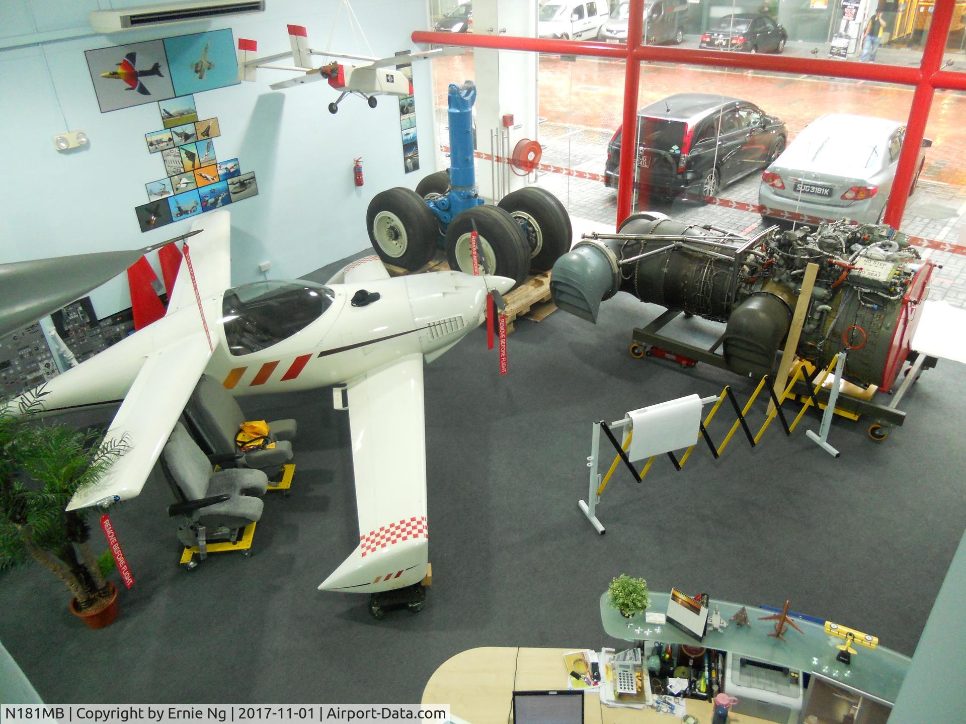 N181MB, 1990 QAC Quickie Q2 C/N 2204, Aircraft now in our showroom in singapore