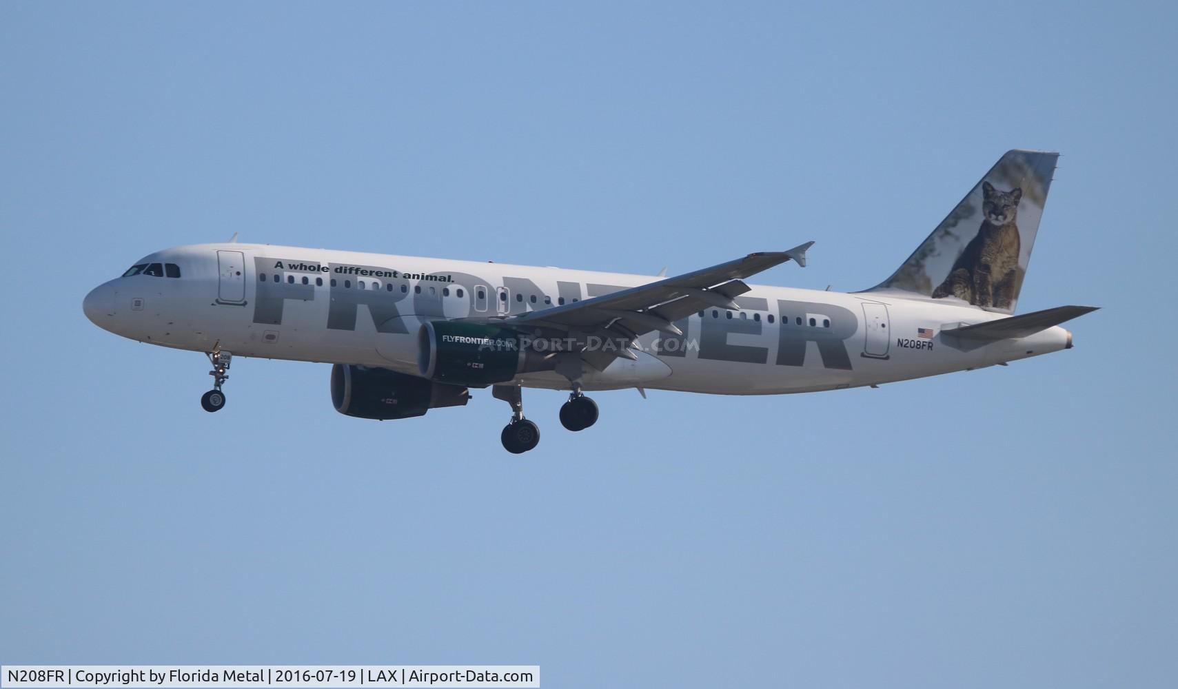 N208FR, 2011 Airbus A320-214 C/N 4562, Frontier