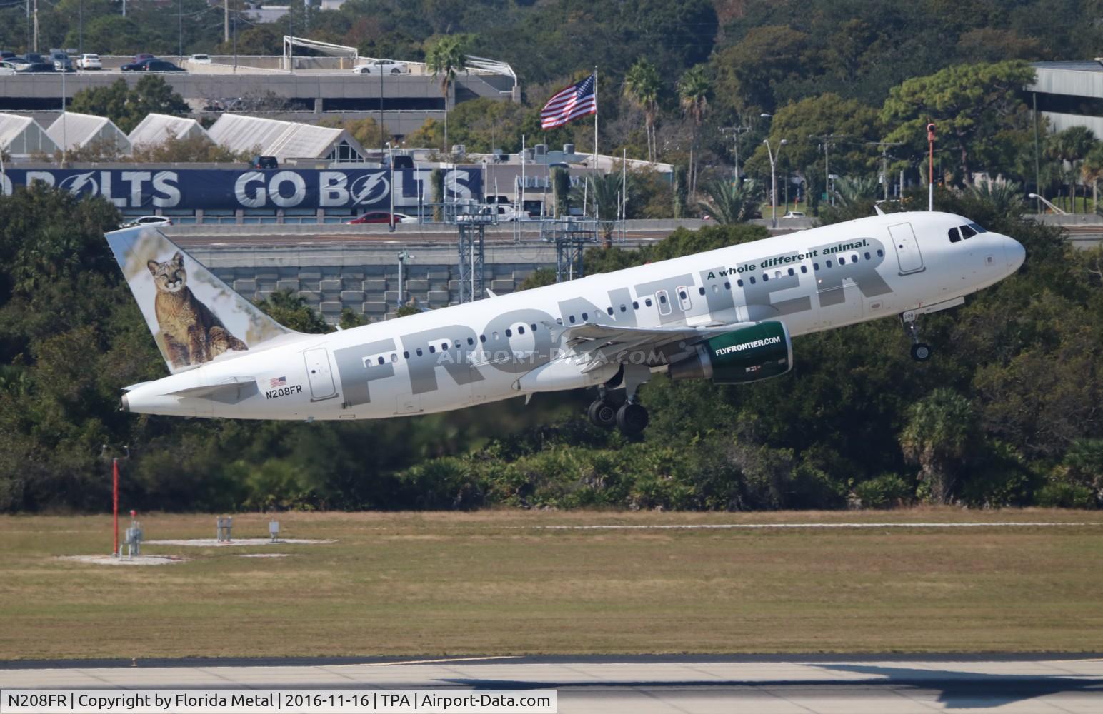 N208FR, 2011 Airbus A320-214 C/N 4562, Frontier