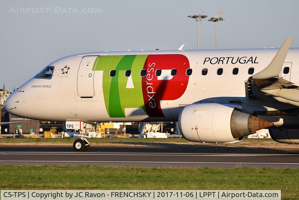 CS-TPS, 2011 Embraer 190LR (ERJ-190-100LR) C/N 19000493, TAP472 take off to Lyon