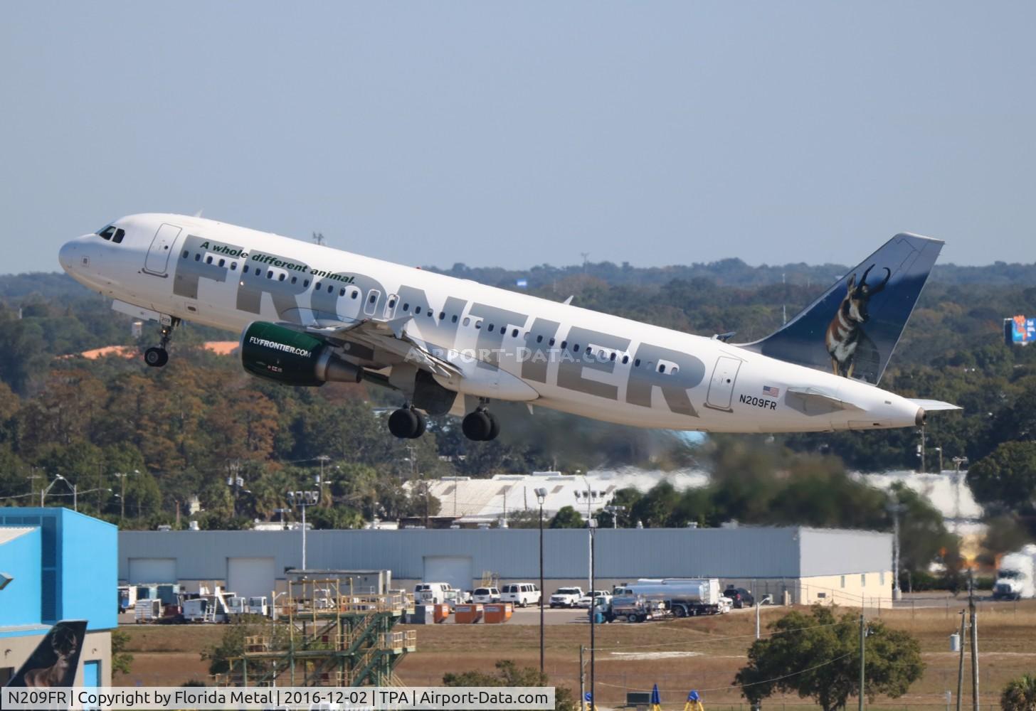 N209FR, Airbus A320-214 C/N 4641, Frontier