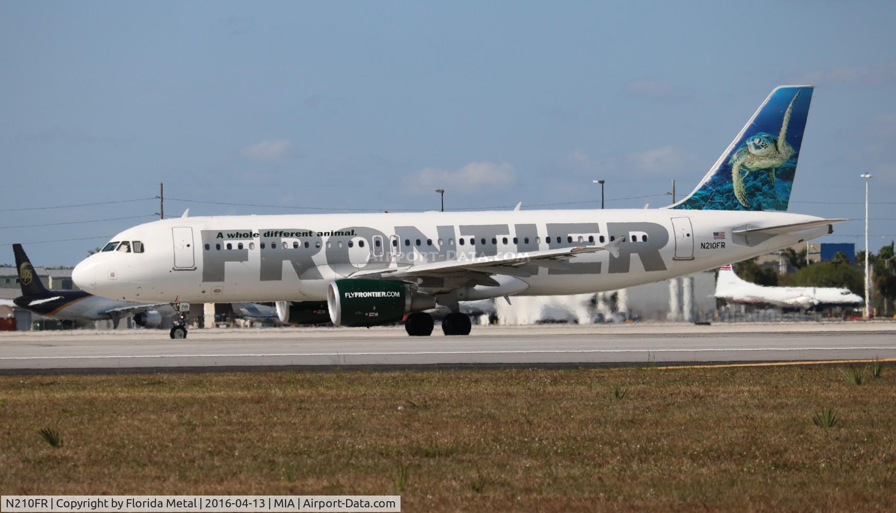 N210FR, 2011 Airbus A320-214 C/N 4668, Frontier