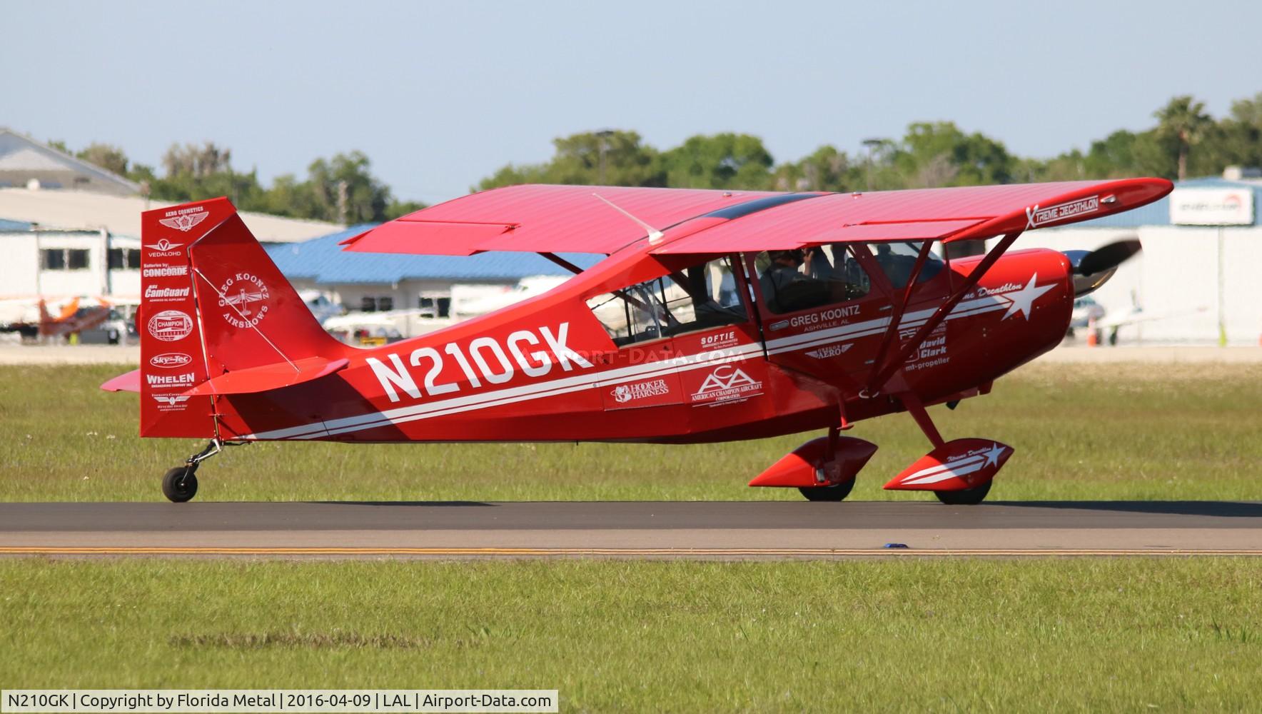 N210GK, 2016 American Champion 8KCAB Decathlon C/N 1166-2016, Greg Koontz