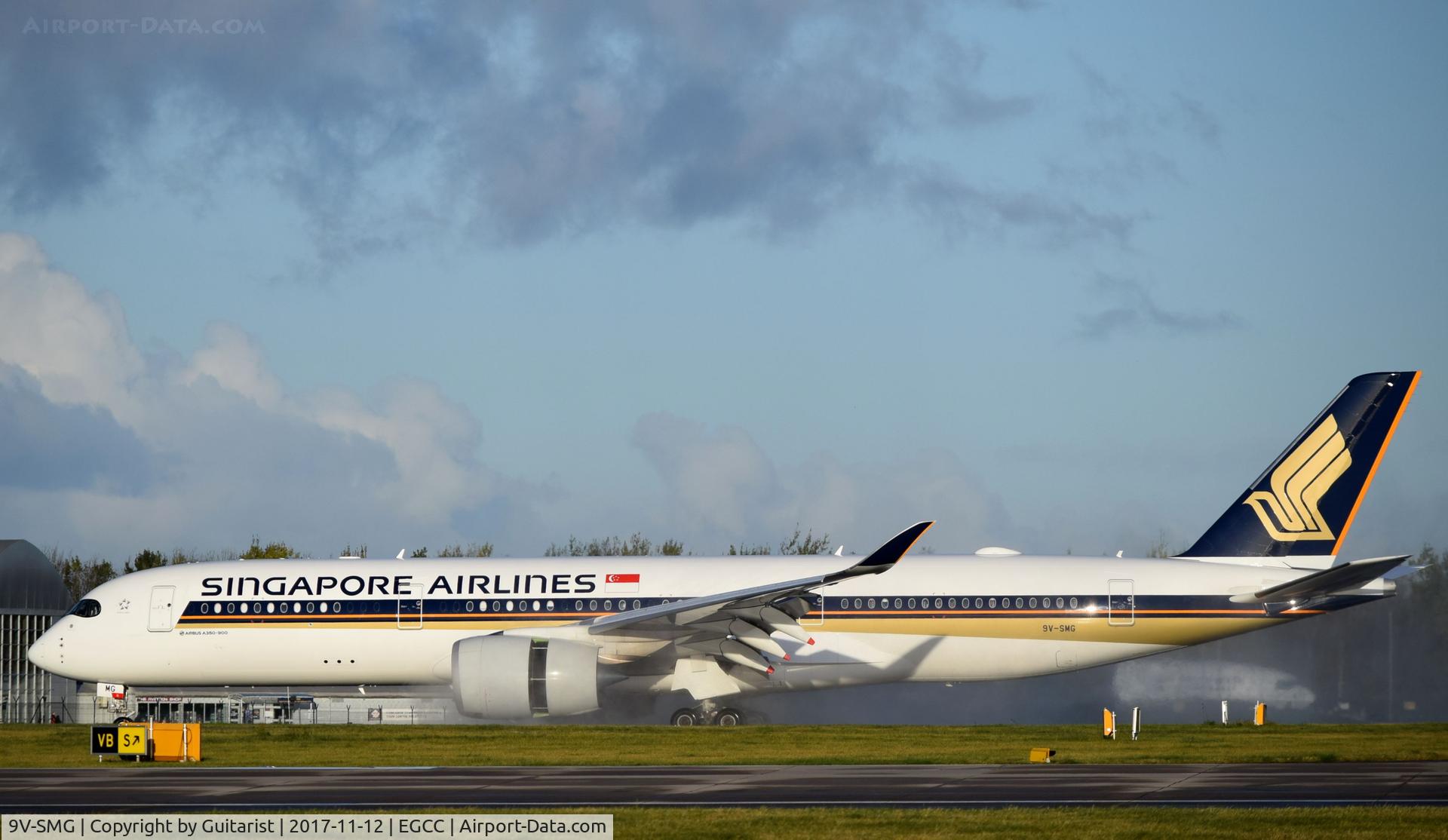 9V-SMG, 2016 Airbus A350-941 C/N 062, At Manchester
