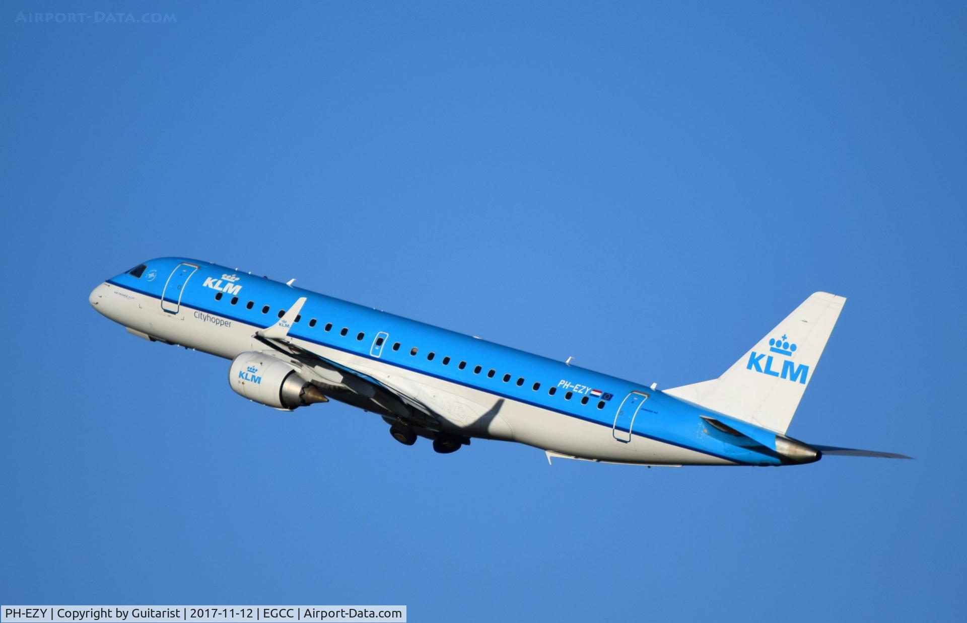 PH-EZY, 2013 Embraer 190STD (ERJ-190-100) C/N 19000649, At Manchester