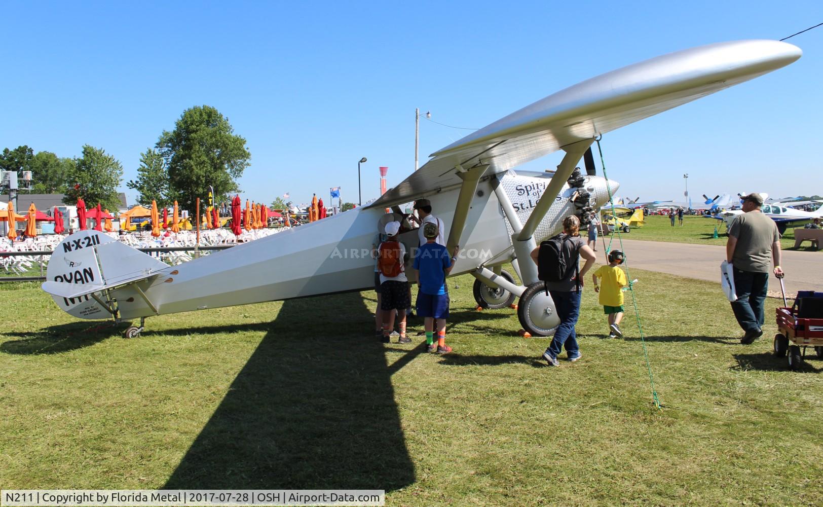 N211, 1990 Ryan NYP Replica C/N 2, Spirit of St. Louis Replica