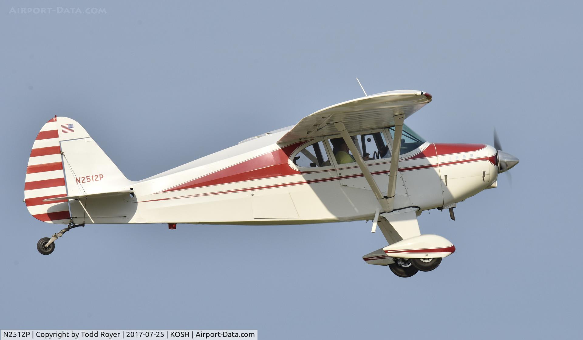 N2512P, 1955 Piper PA-22-150 Tri-Pacer C/N 22-2874, Airventure 2017
