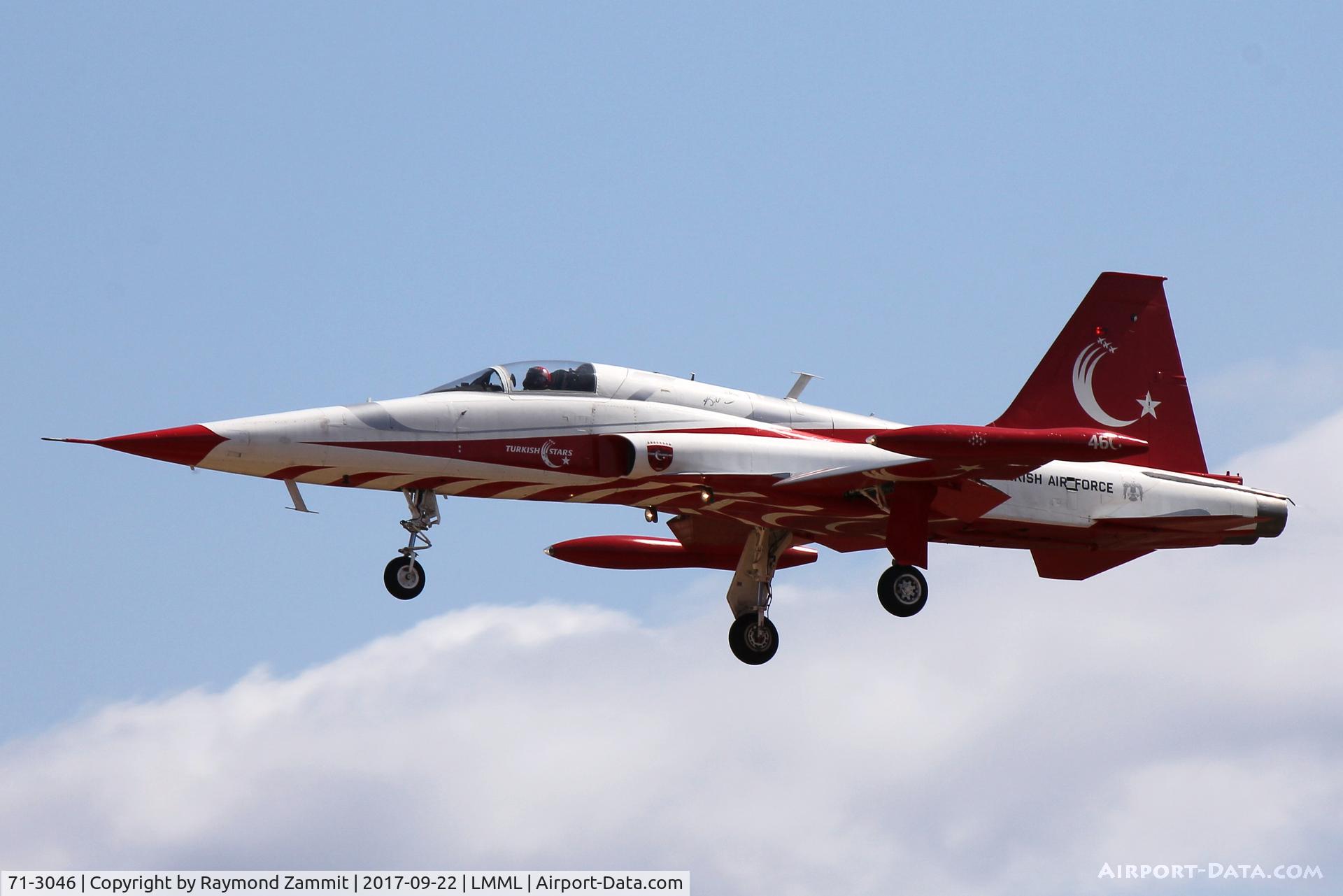 71-3046, Northrop (Canadair) NF-5A-2000 (CL-226) C/N 46, Northrop NF-5B 71-3046/7 Turkish Stars Aerobatic Team, Turkish Air Force
