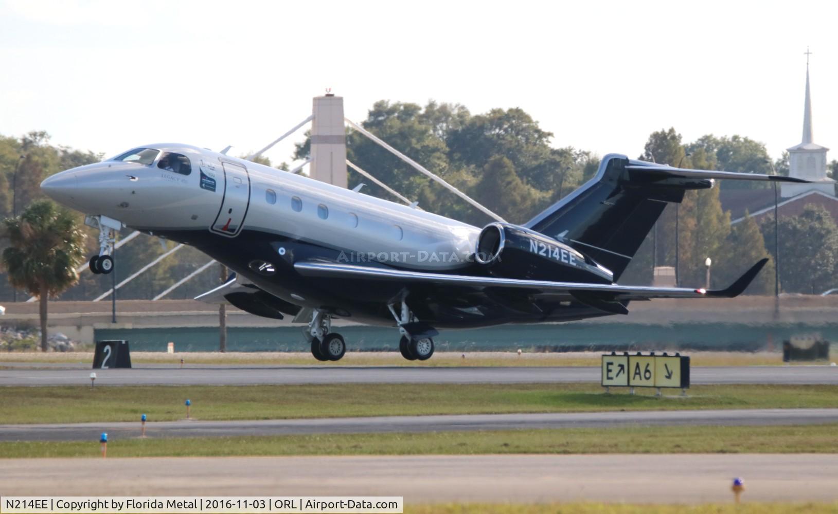 N214EE, 2016 Embraer EMB-545 Legacy 450 C/N 55010007, Legacy 450