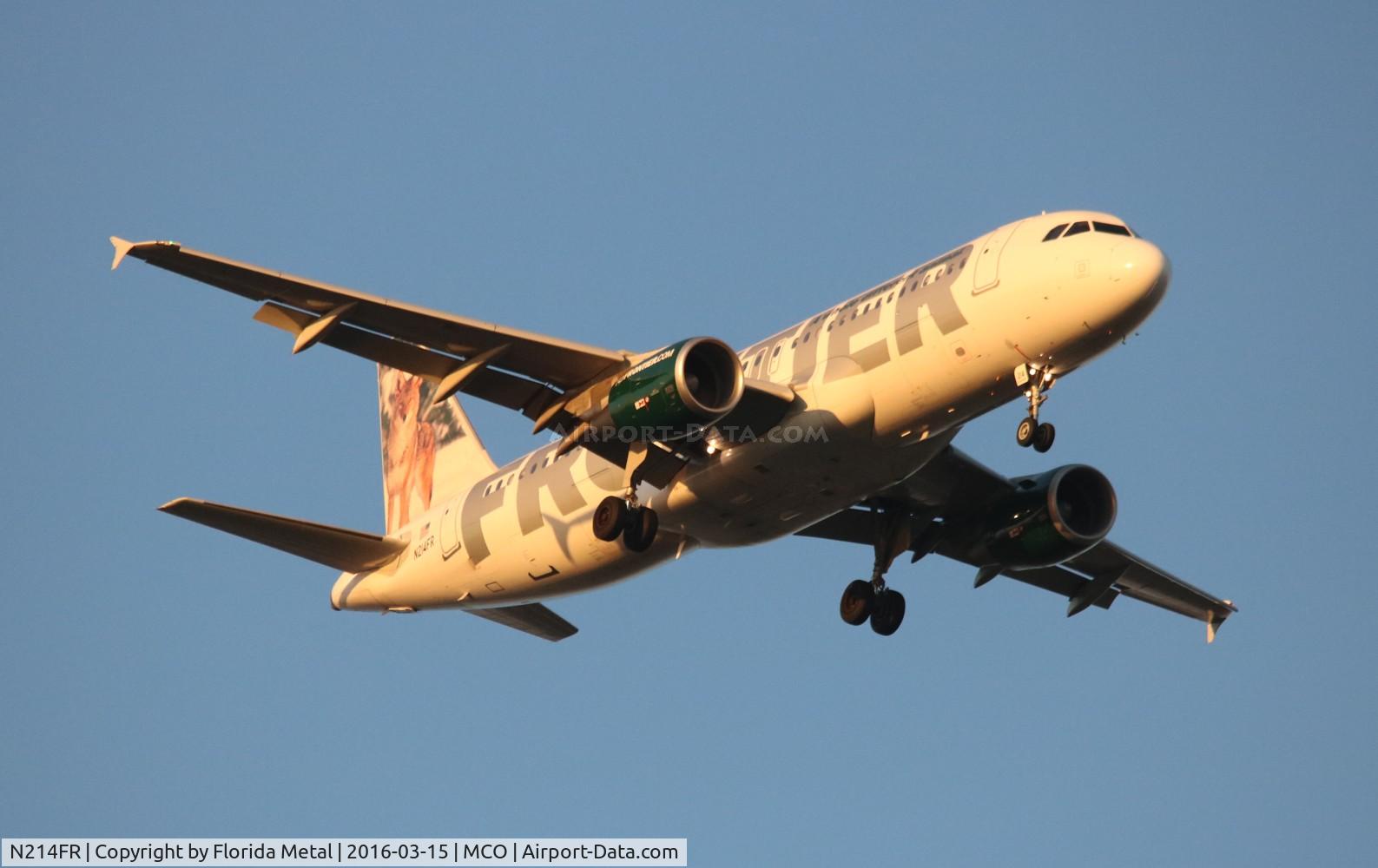 N214FR, Airbus A320-214 C/N 4727, Frontier