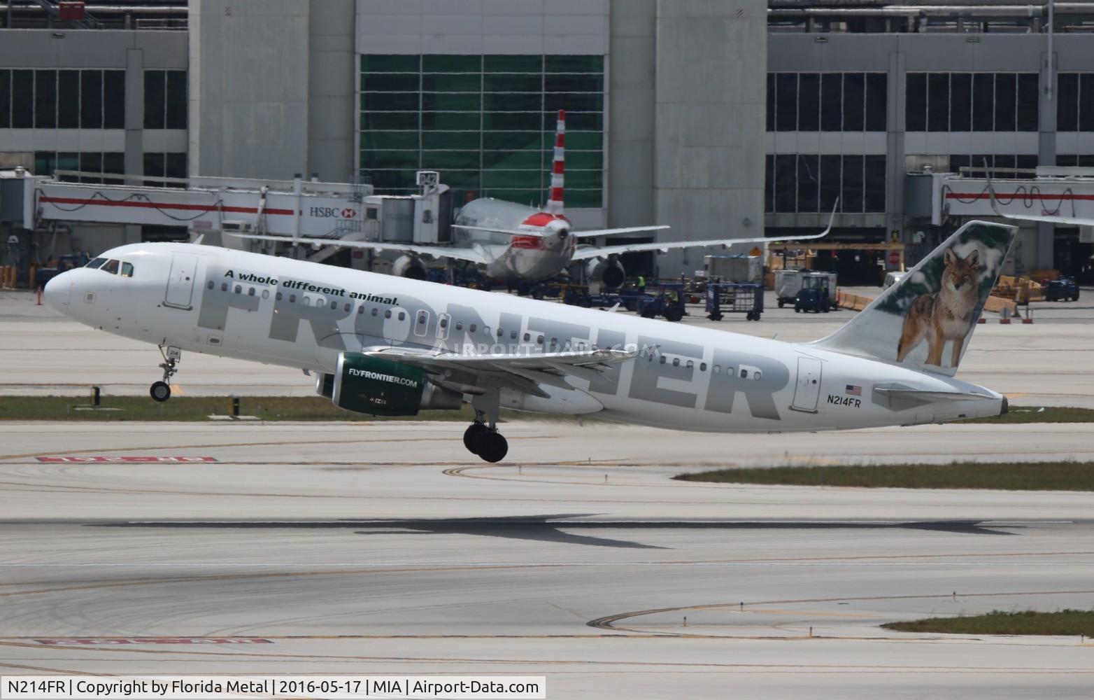 N214FR, Airbus A320-214 C/N 4727, Frontier