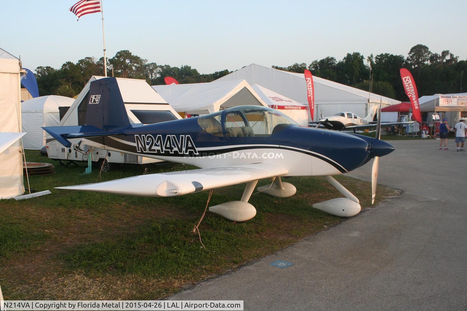 N214VA, 2012 Vans RV-14A C/N 140001, RV-14A
