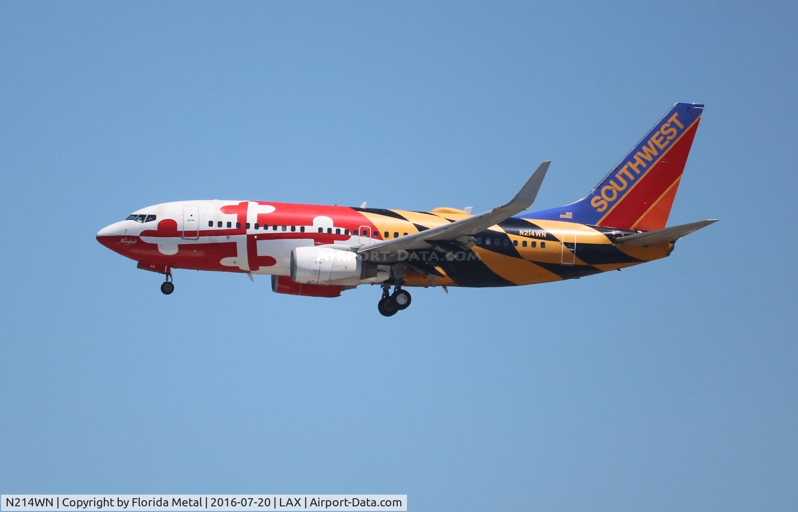 N214WN, 2005 Boeing 737-7H4 C/N 32486, Maryland One