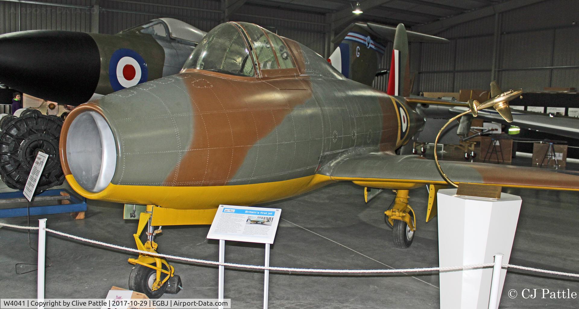 W4041, Gloster E28/39 (replica) C/N Not found W4041, On display at the Jet Age Museum