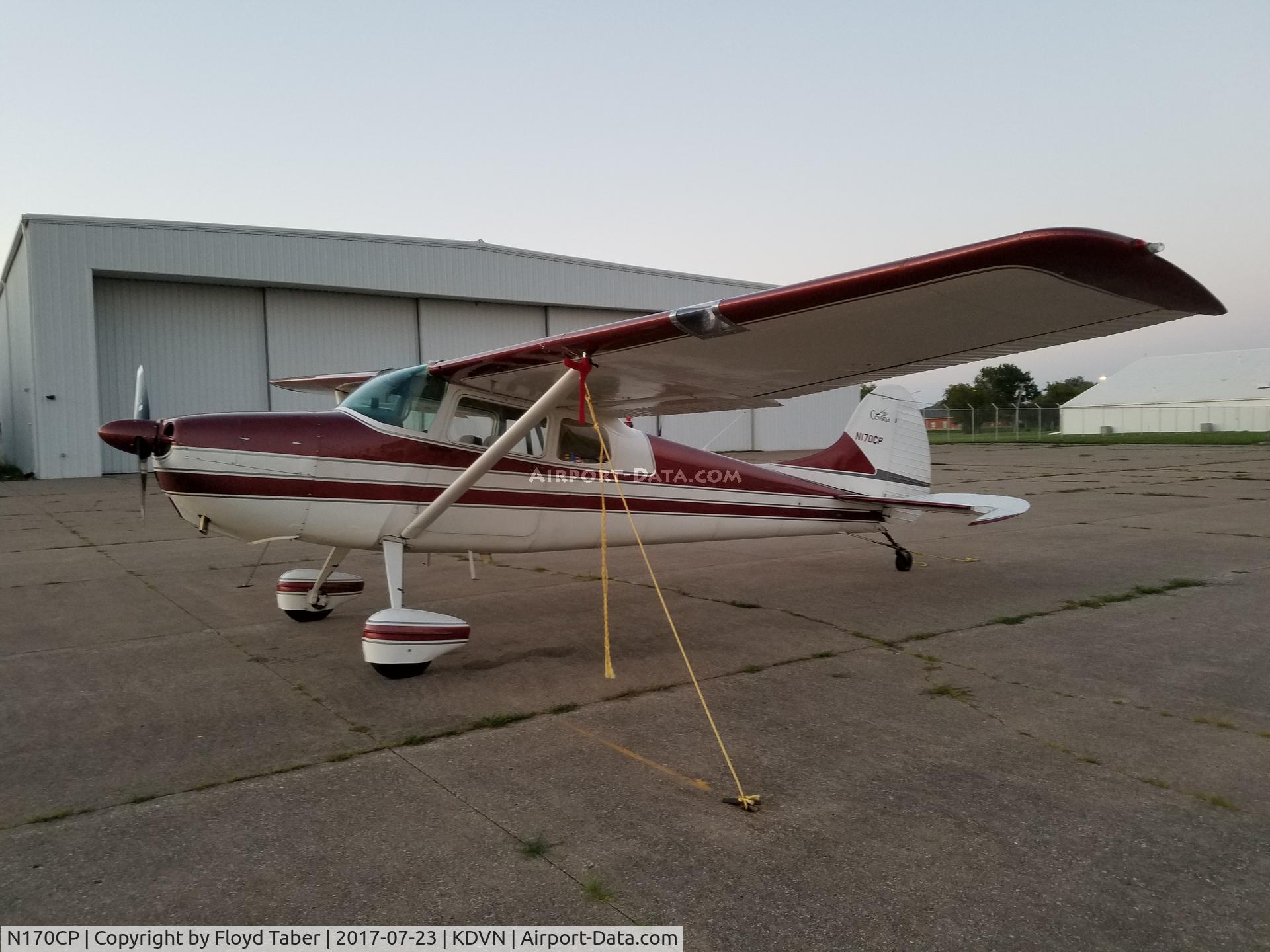 N170CP, 1955 Cessna 170B C/N 26986, Another beautiful 170 on a beautiful evening
