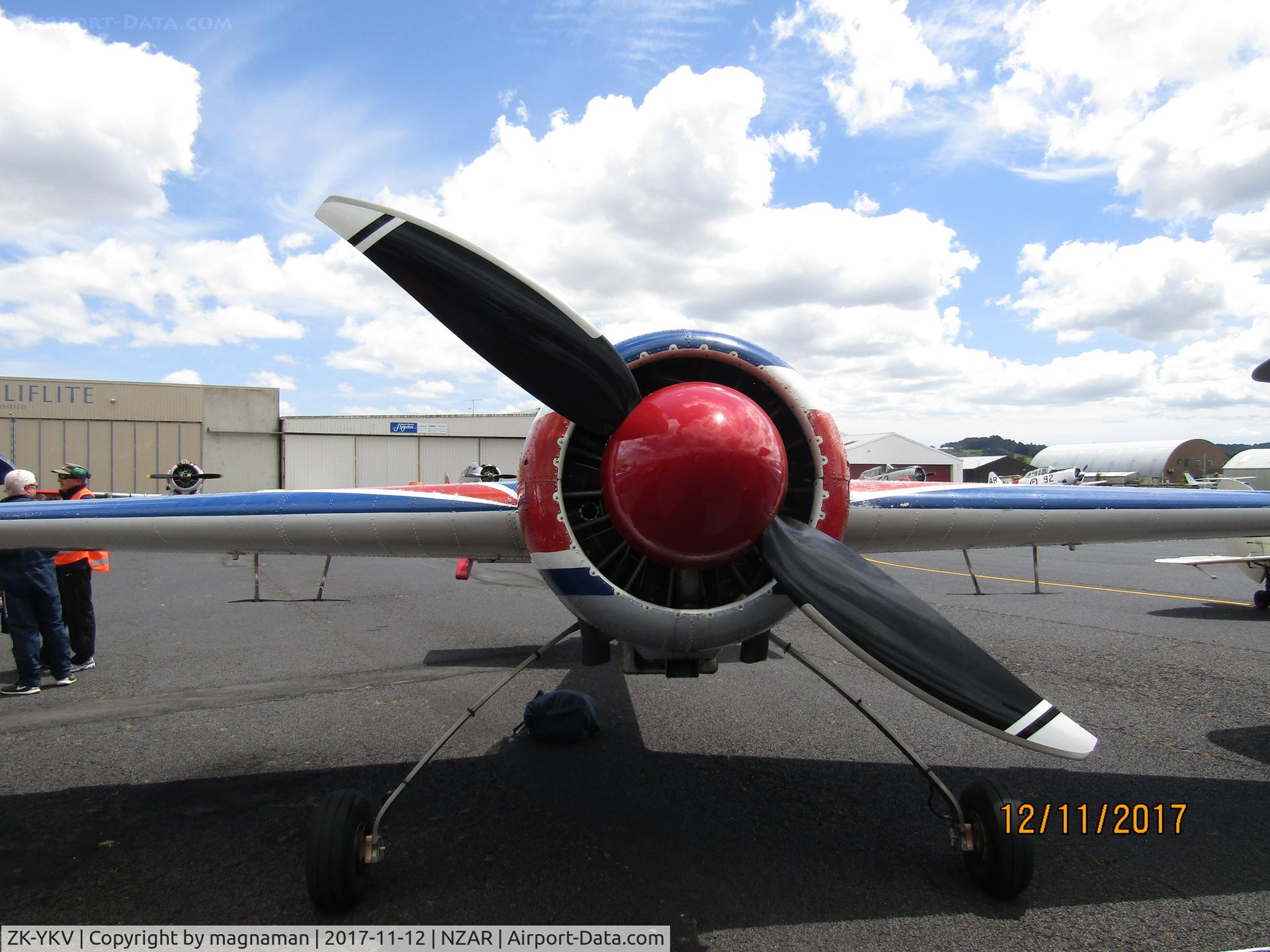ZK-YKV, Yakovlev Yak-55M C/N 920402, full frontal
