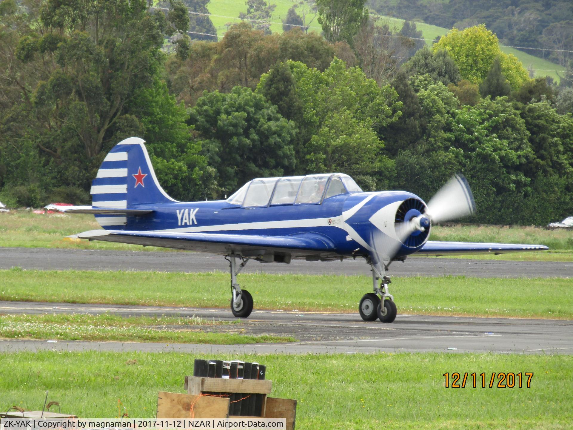 ZK-YAK, Yakovlev Yak-52 C/N 9712002, just ended display