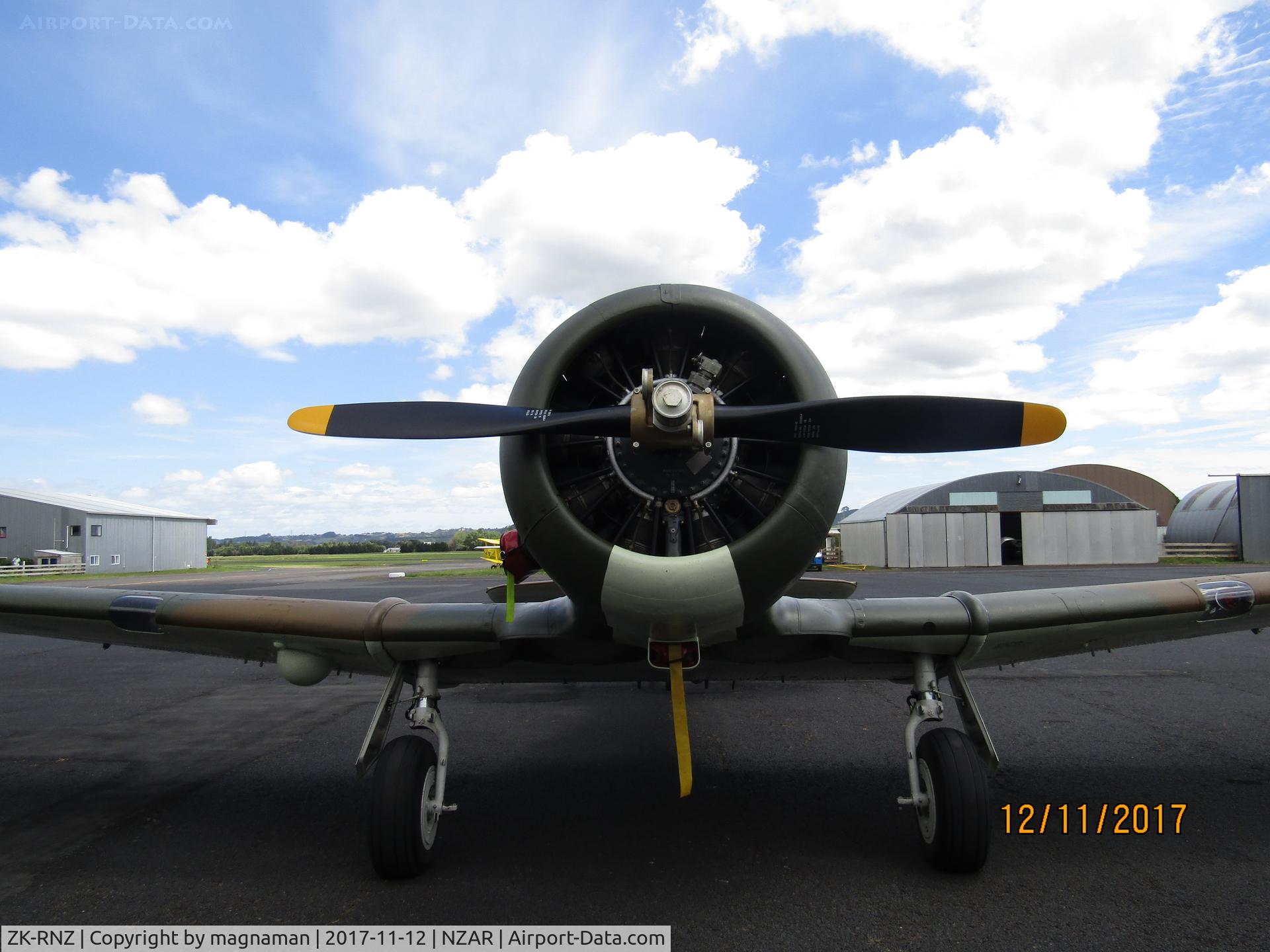 ZK-RNZ, North American AT-6C Harvard IIA C/N Not found NZ1015/ZK-RNZ, the front bits