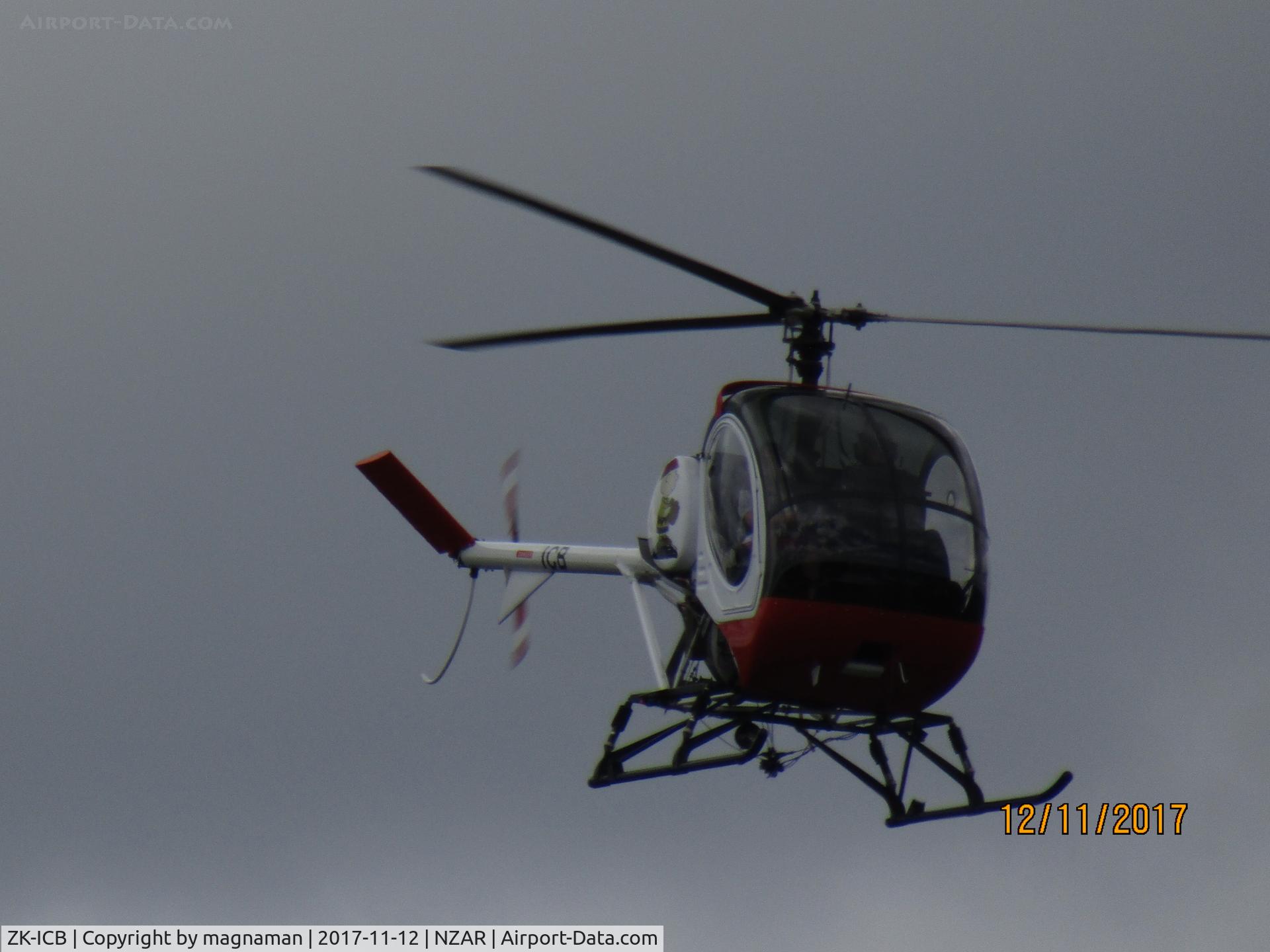 ZK-ICB, 2006 Schweizer 269C-1 C/N 251, coming in to land