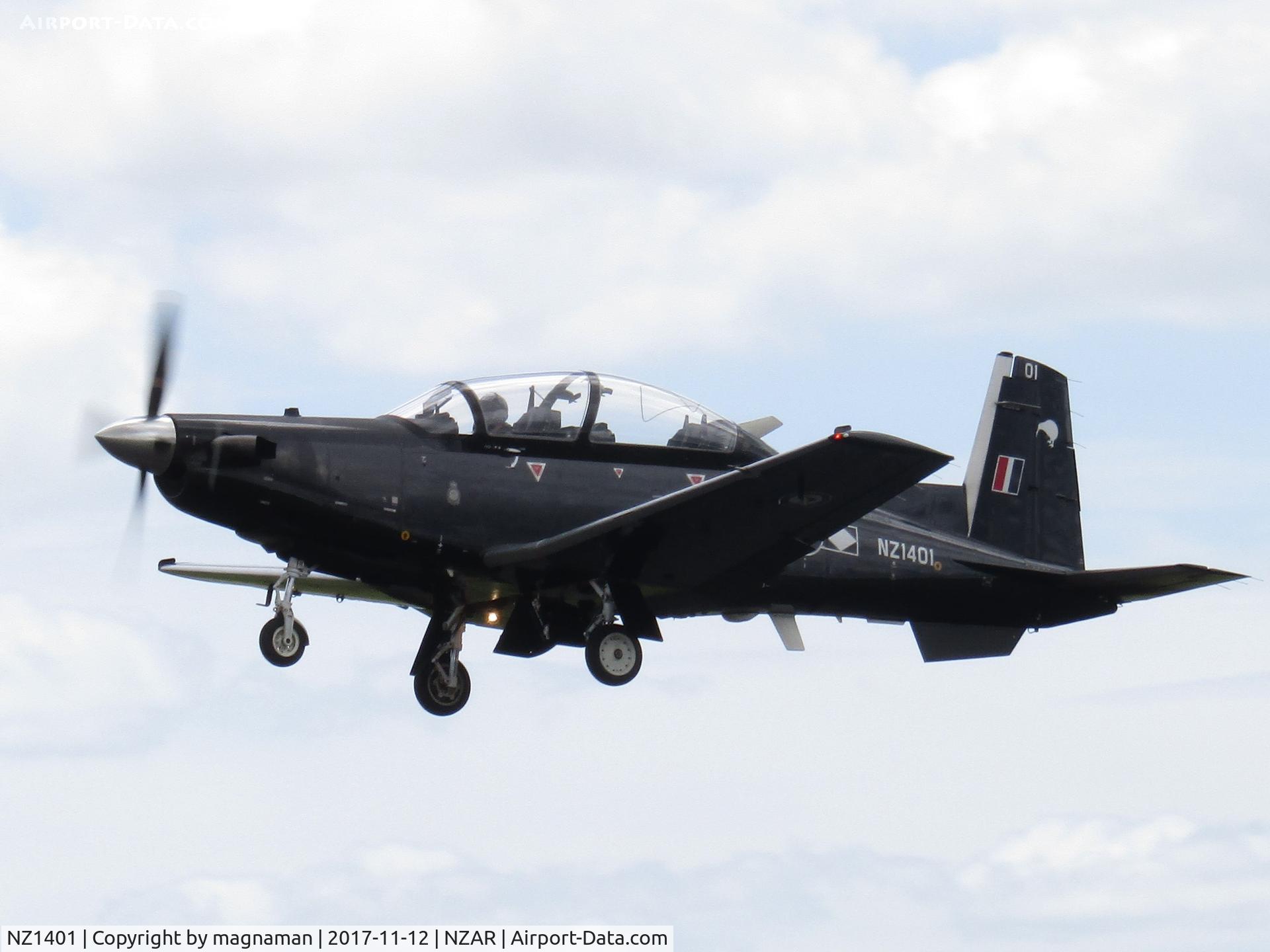 NZ1401, 2014 Raytheon T-6C Texan II C/N PM-37, at armistice day