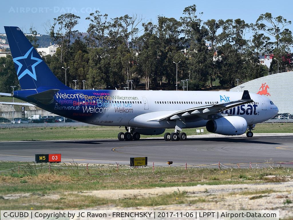 C-GUBD, 2003 Airbus A330-243 C/N 536, Air Transat take off runway 03 to Montreal (YUL)