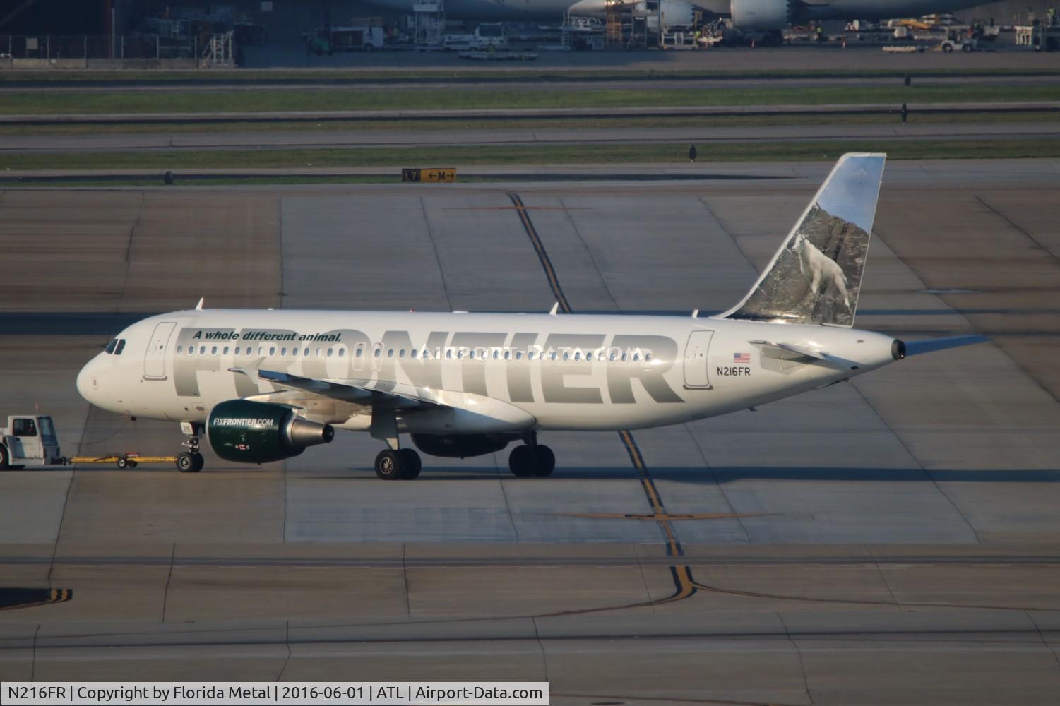N216FR, 2011 Airbus A320-214 C/N 4745, Frontier