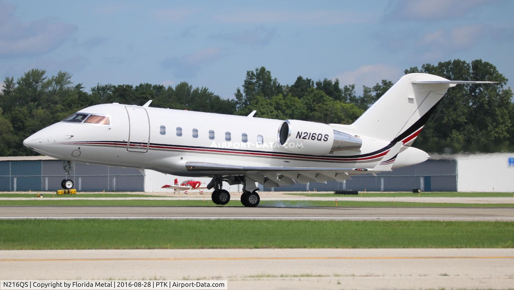 N216QS, 2016 Bombardier Challenger 650 (CL-600-2B16) C/N 6077, Net Jets