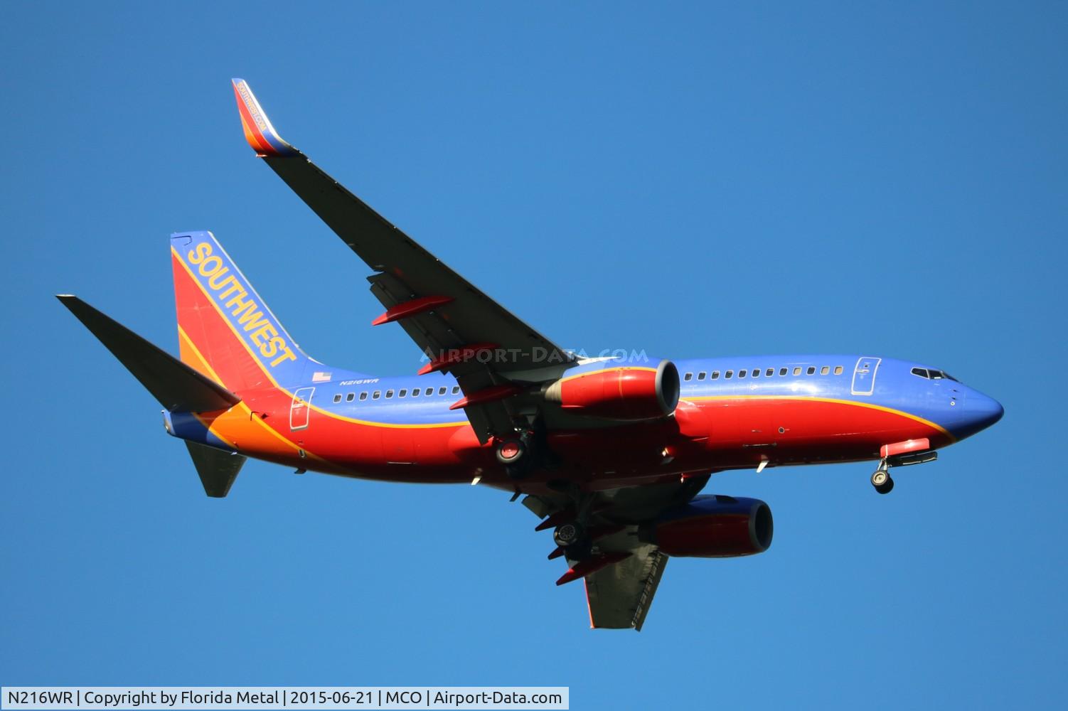 N216WR, 2005 Boeing 737-7H4 C/N 32488, Southwest