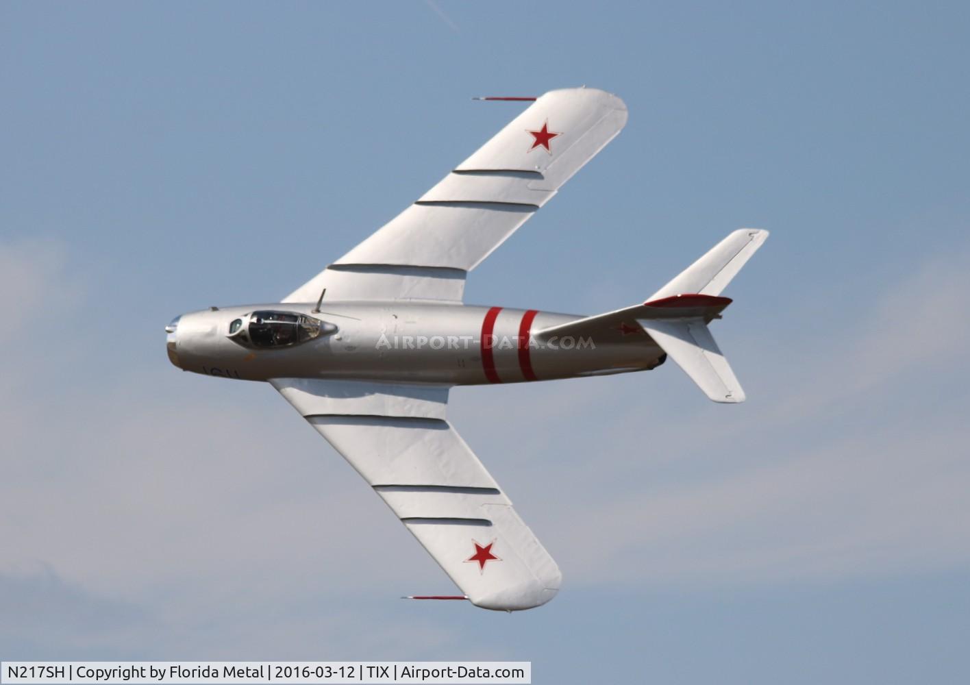 N217SH, 1959 PZL-Mielec Lim-5 (MiG-17F) C/N 1C1611, Mig-17F