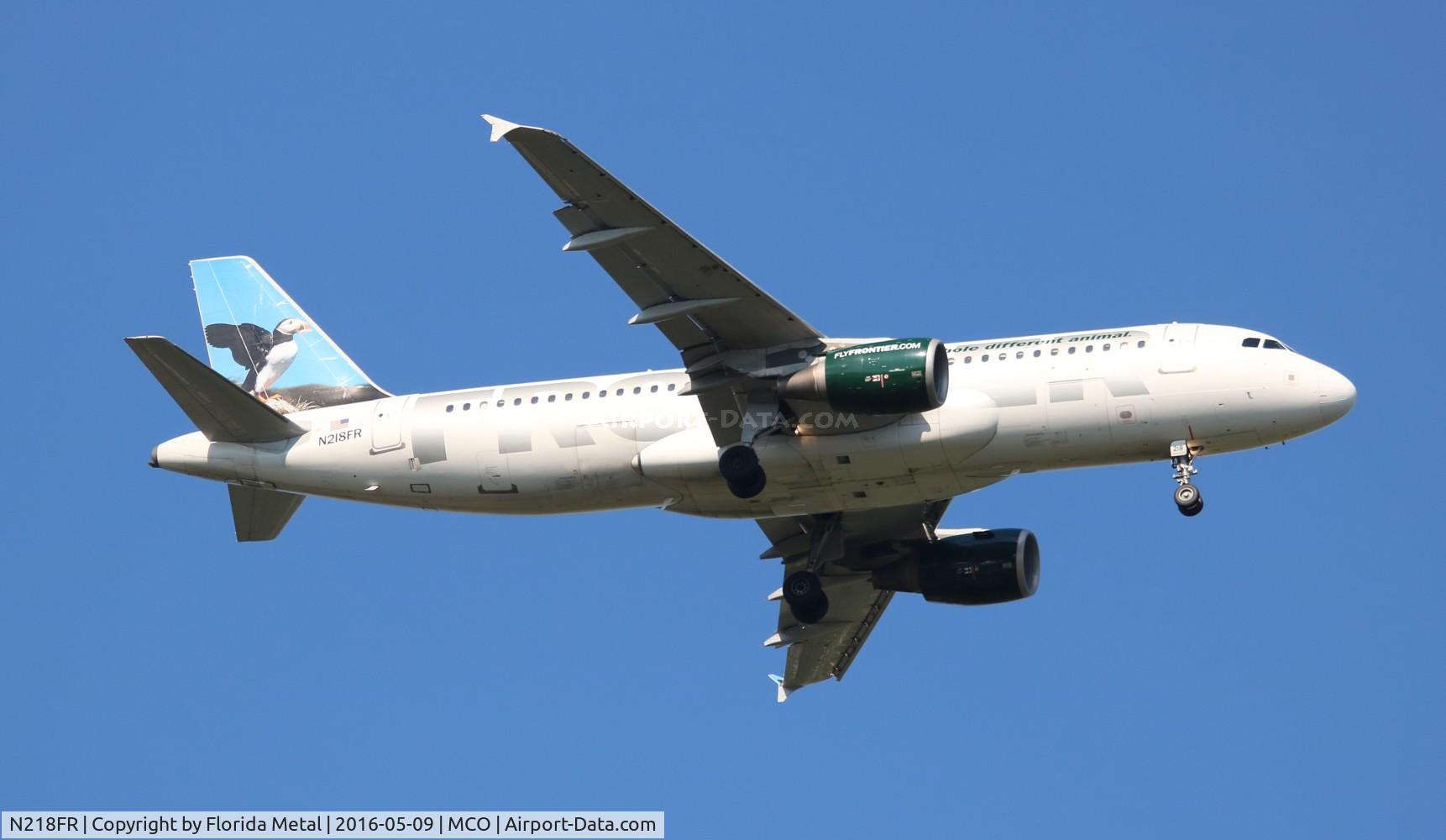 N218FR, 2001 Airbus A320-214 C/N 1615, Frontier